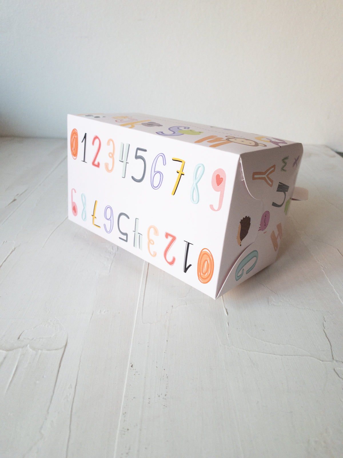 12 CAJAS ALFABETO 9,5 ALTO X 9,5 ANCHO X 17 LARGO - DETALLES PINCHANDO LA FOTO