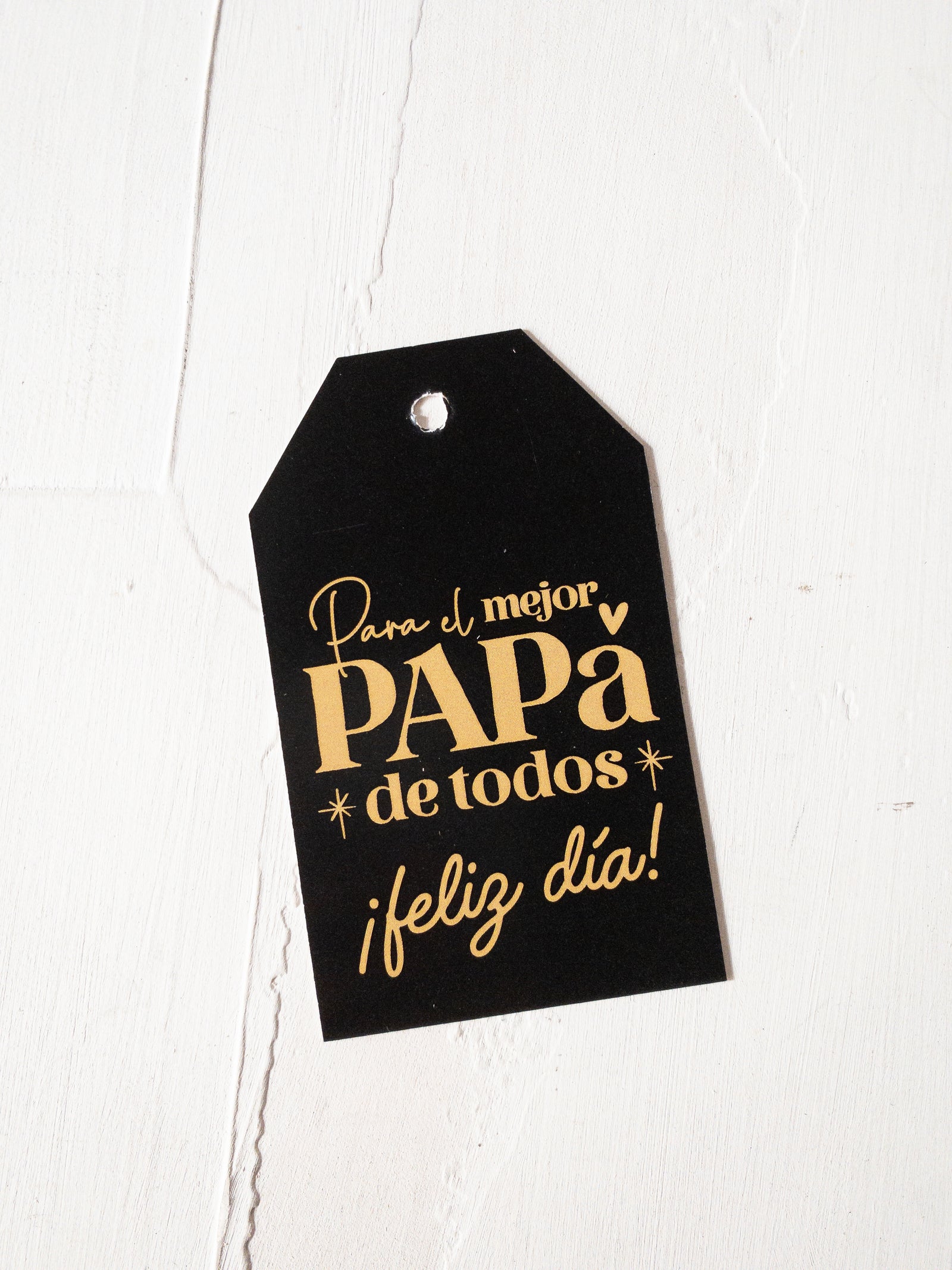 25 TAGS 5X8,5 CMS / PARA EL MEJOR PAPÁ