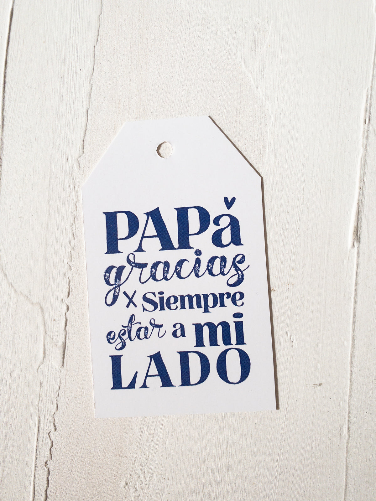 25 TAGS 5X8,5 CMS / Papá Gracias por Siempre