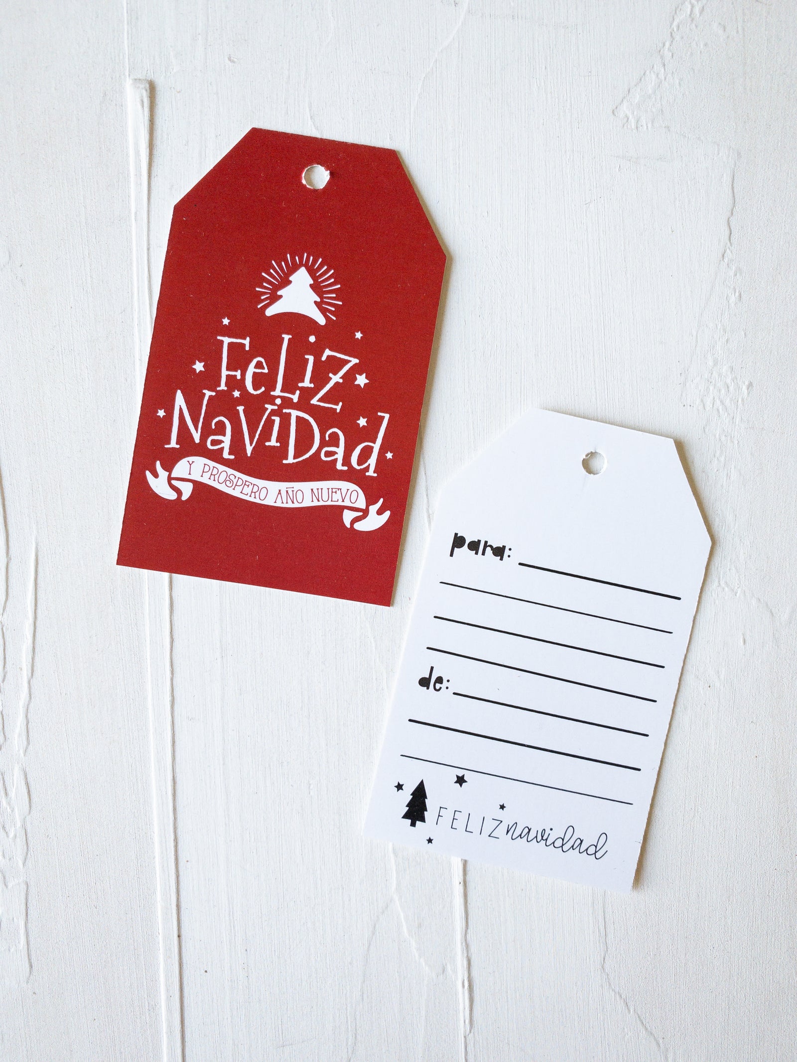 25 TAGS BLANCA NAVIDAD 2 - IMPRESO 2 CARAS - MÁS INFO PINCHA LA FOTO