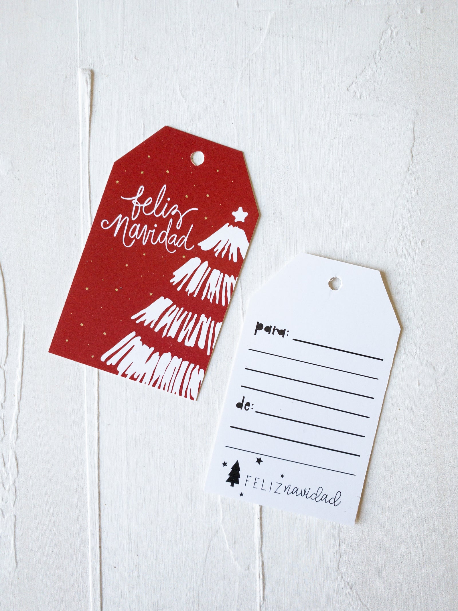 25 TAGS BLANCA NAVIDAD - IMPRESO 2 CARAS - MÁS INFO PINCHA LA FOTO