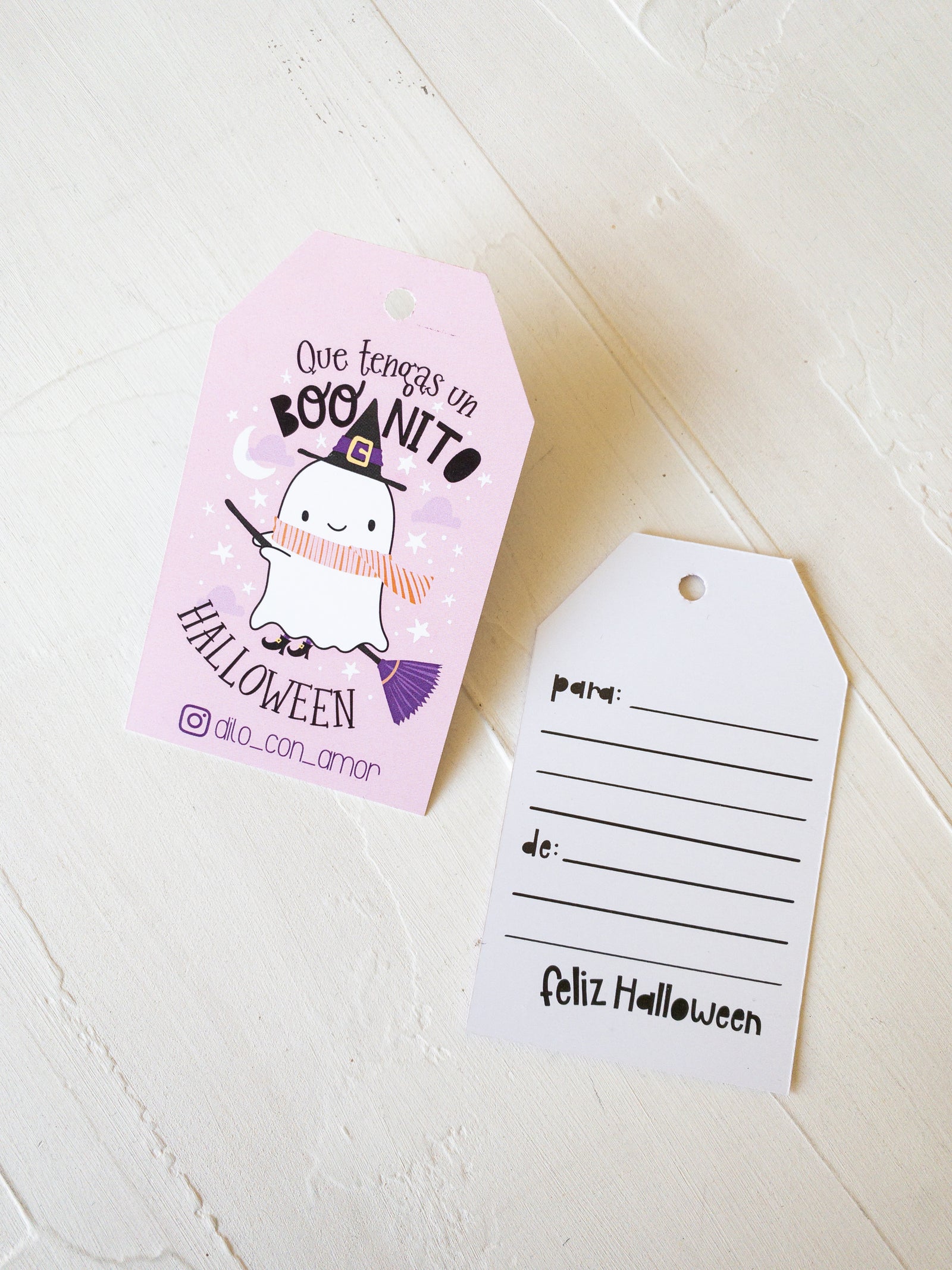 25 TAGS BOONITO HALLOWEEN! - IMPRESO 2 CARAS - MÁS INFO PINCHA LA FOTO