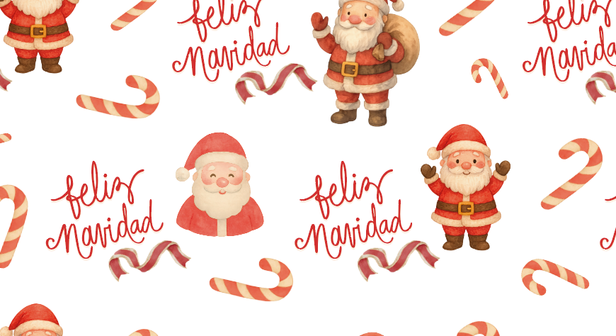 PAPEL DE CALUGAS NAVIDAD 6 - 12X6 CMS - FONDO BLANCO - PINCHA FOTO PARA MÁS INFO