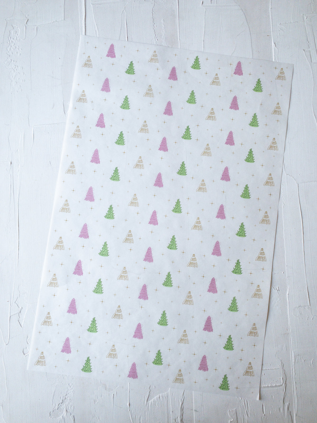 50 PAPEL MANTEQUILLA 33X50 CM - PINOS NÓRDICOS - CON LOGO + INFO PINCHANDO LA FOTO