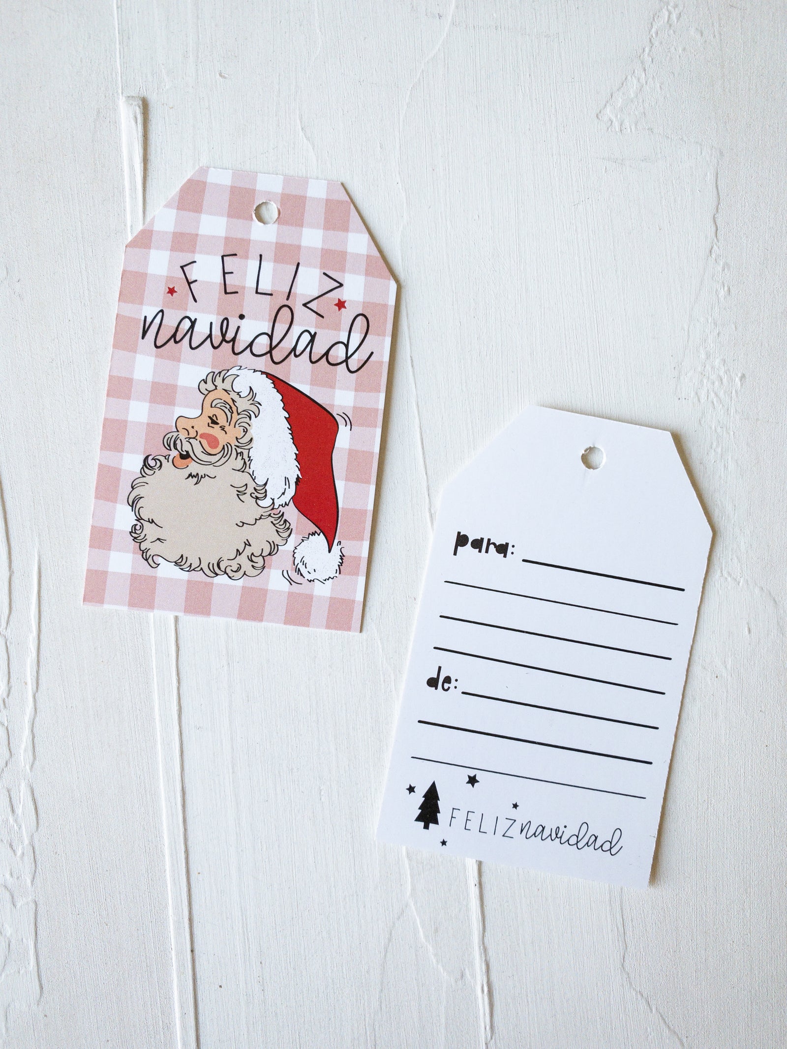 25 TAGS SANTA OLD - IMPRESO 2 CARAS - MÁS INFO PINCHA LA FOTO