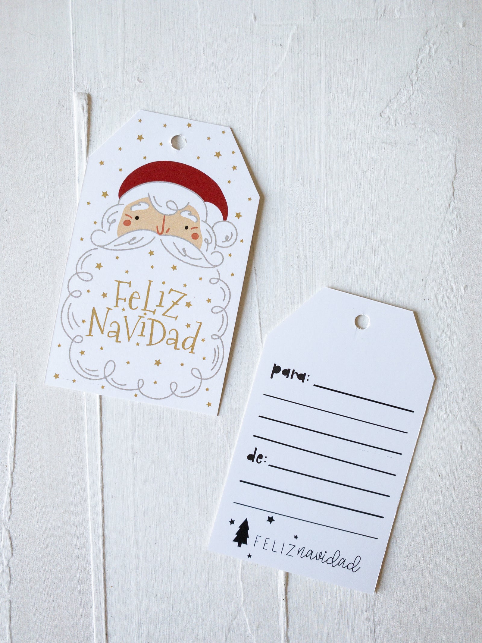 25 TAGS SANTA - IMPRESO 2 CARAS - MÁS INFO PINCHA LA FOTO