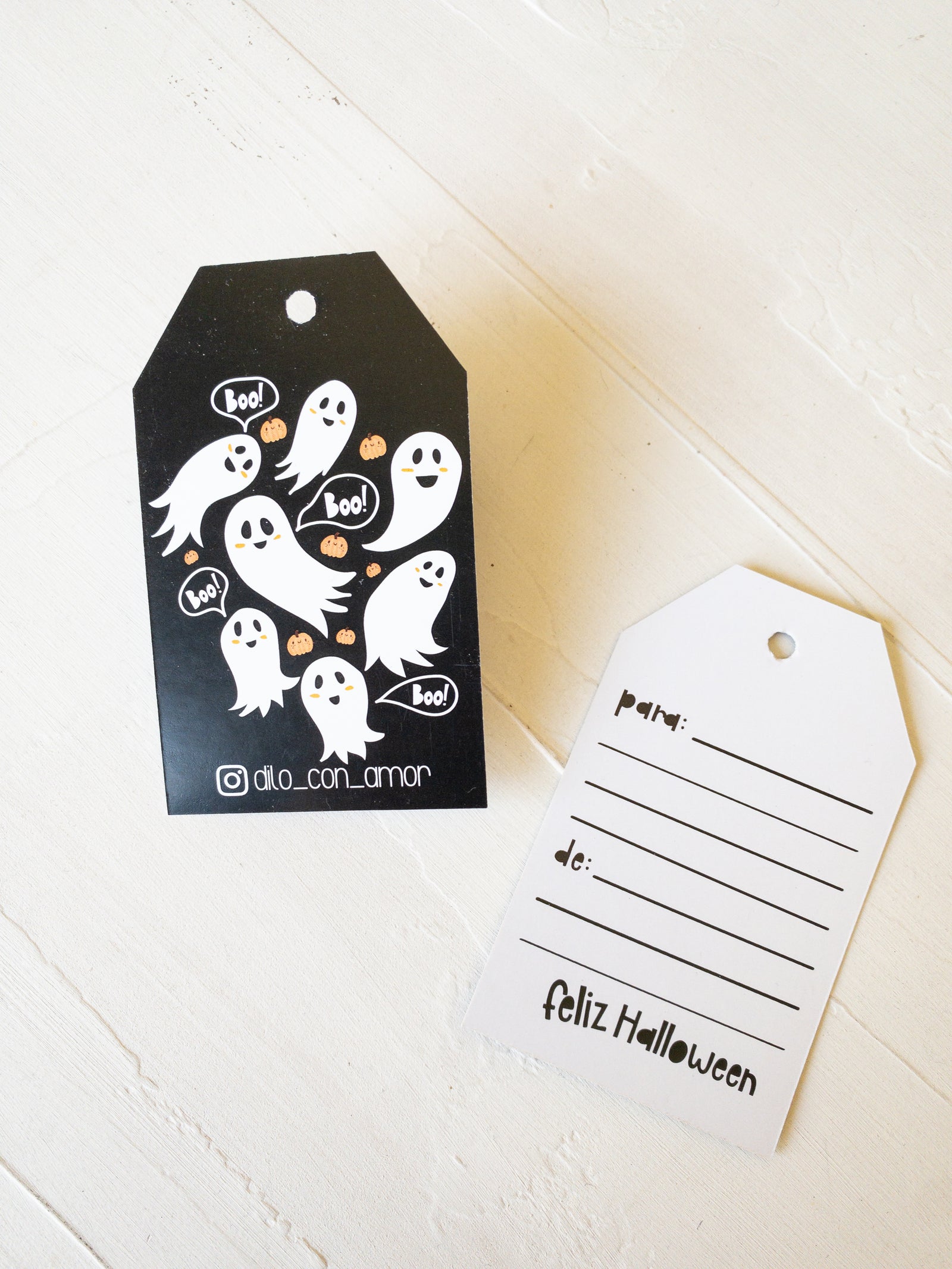 25 TAGS BOO BOO BOO! - IMPRESO 2 CARAS - MÁS INFO PINCHA LA FOTO