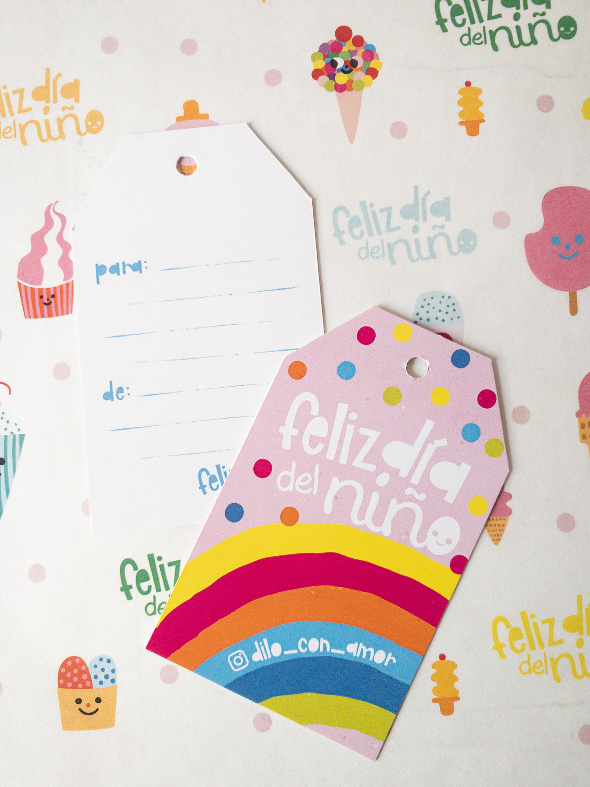 25 TAG DÍA DEL NIÑO &quot;ROSA&quot; - PINCHA LA FOTO PARA MÁS INFO