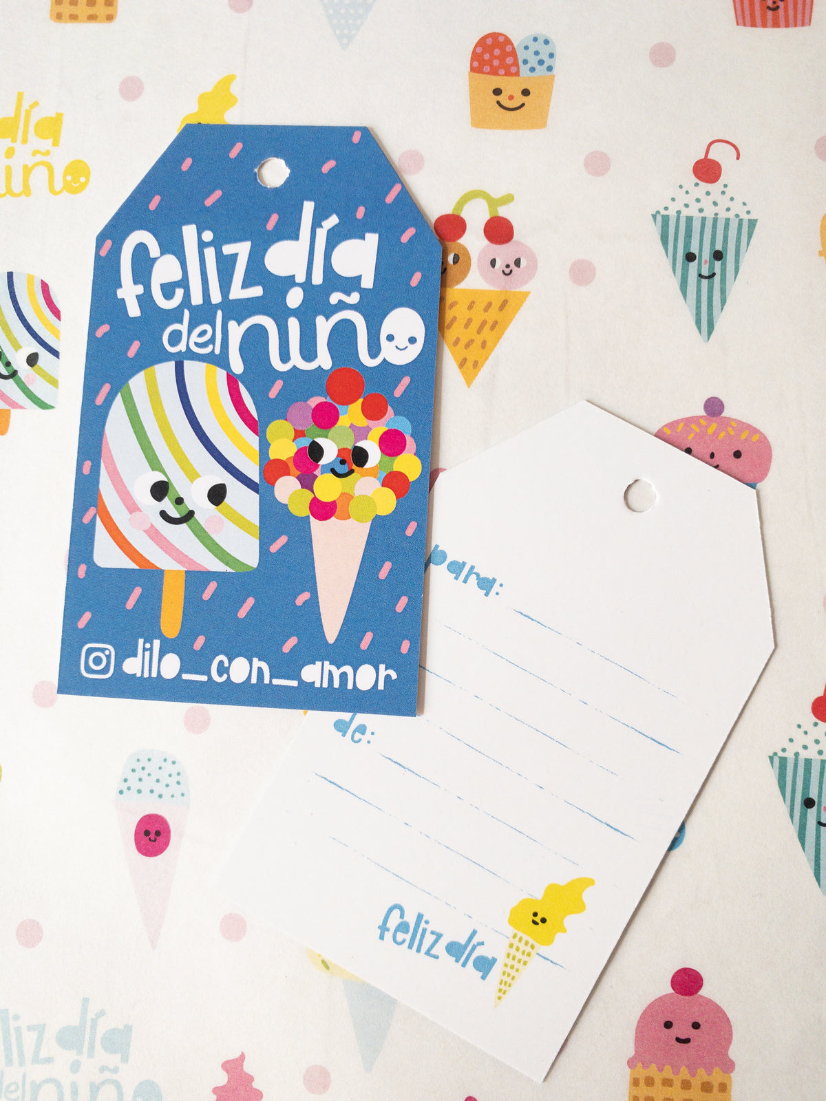 25 TAG DÍA DEL NIÑO &quot;AZUL&quot; - PINCHA LA FOTO PARA MÁS INFO