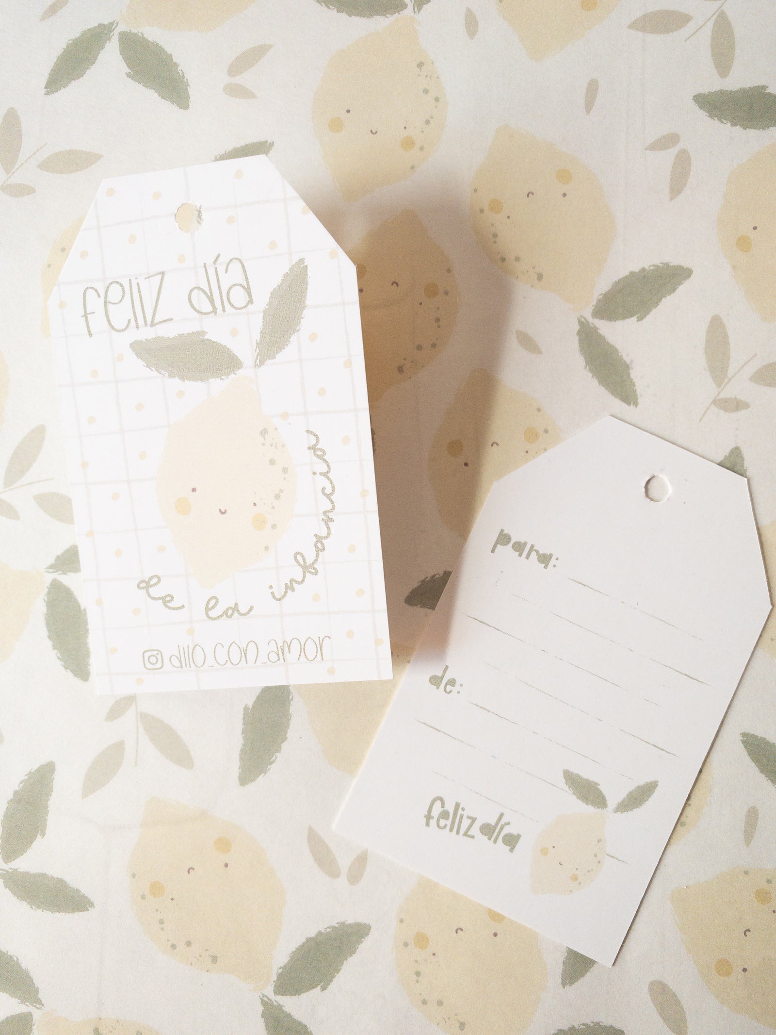 25 TAG DÍA DEL NIÑO "LIMONCITOS" - PINCHA LA FOTO PARA MÁS INFO