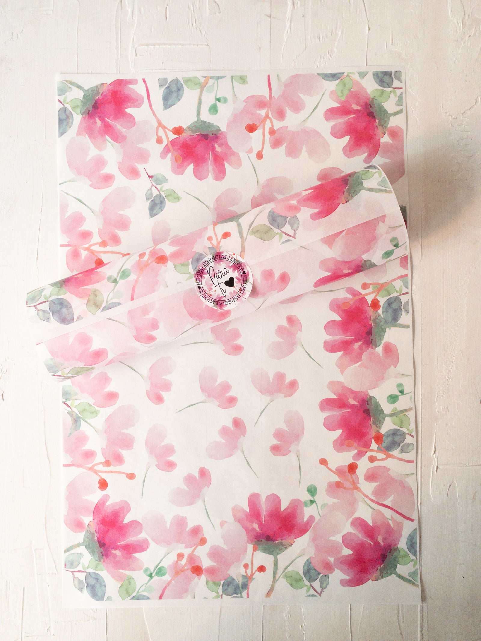 PACK  PAPELERÍA EMPRENDEDOR - FLORES - REVISA EL DETALLE PINCHANDO EN LA FOTO