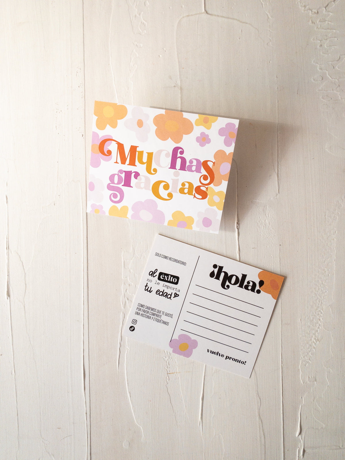 50 TARJETAS AGRADECIMIENTO - GROOVY - SIN EXTRAS - PINCHA FOTO PARA MAS INFO