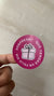 200 STICKER "SORPRESA" FONDO ROSADO  + INFO PINCHANDO LA FOTO