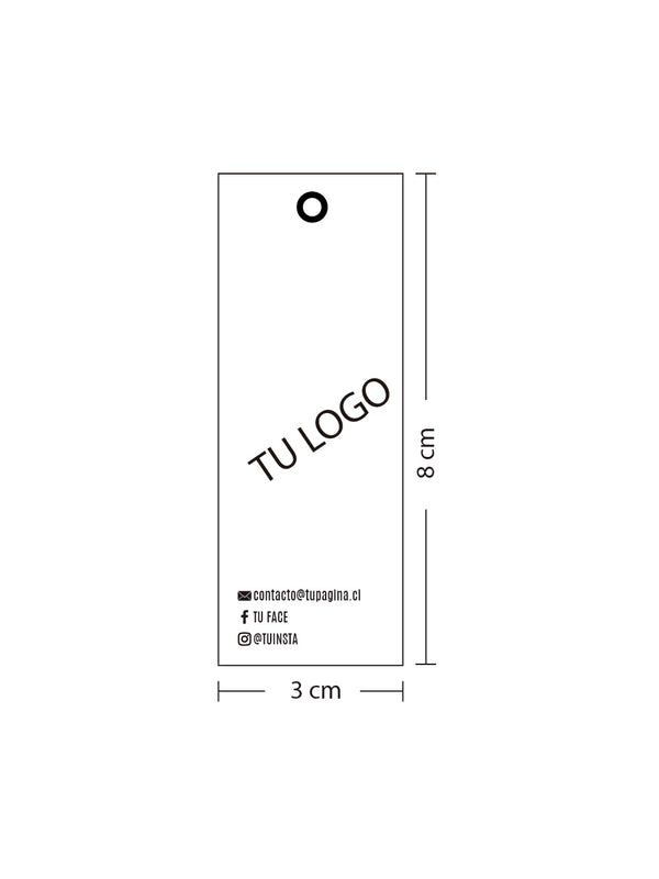 HANGTAG 3x8 cm