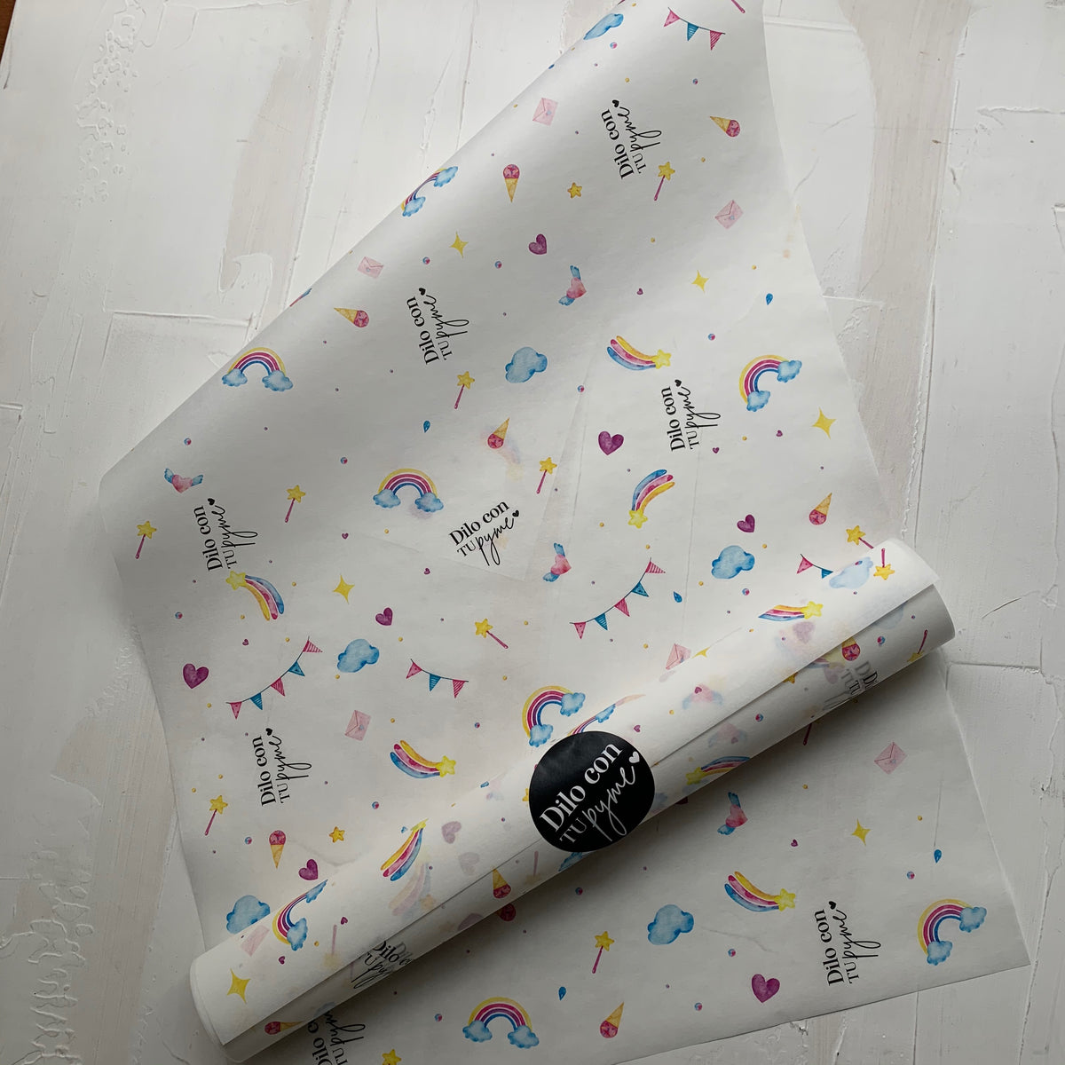 50 PAPEL MANTEQUILLA 33X50 CM - ACUARELAS - CON LOGO + INFO PINCHANDO LA FOTO