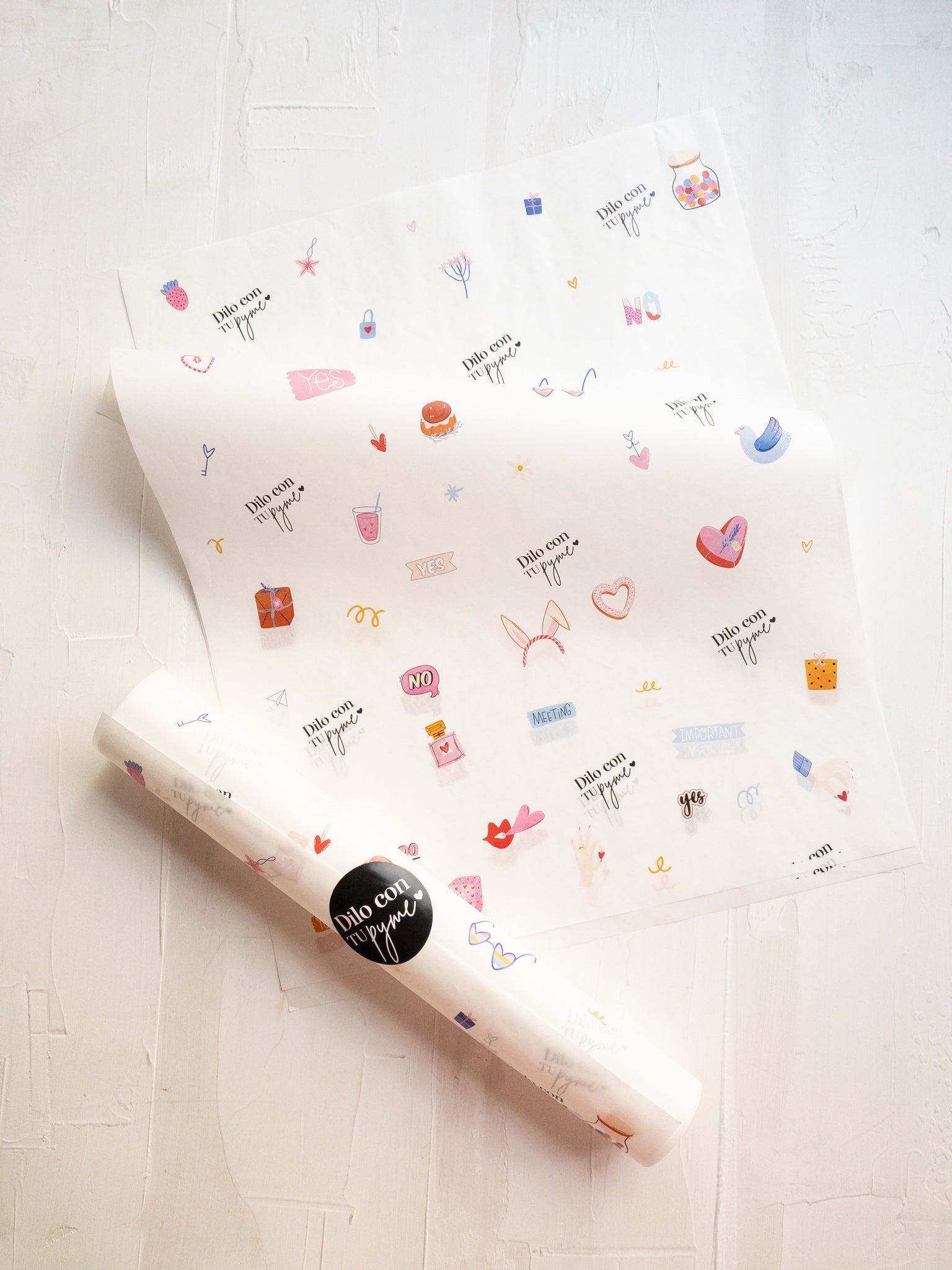 50 PAPEL MANTEQUILLA 33X50 CM - SEXY ICONS - CON LOGO + INFO PINCHANDO LA FOTO