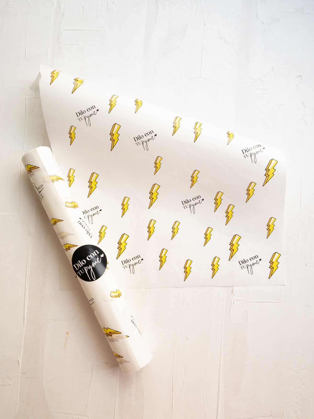 50 PAPEL MANTEQUILLA 33X50 CM -  RAYOS - CON LOGO + INFO PINCHANDO LA FOTO