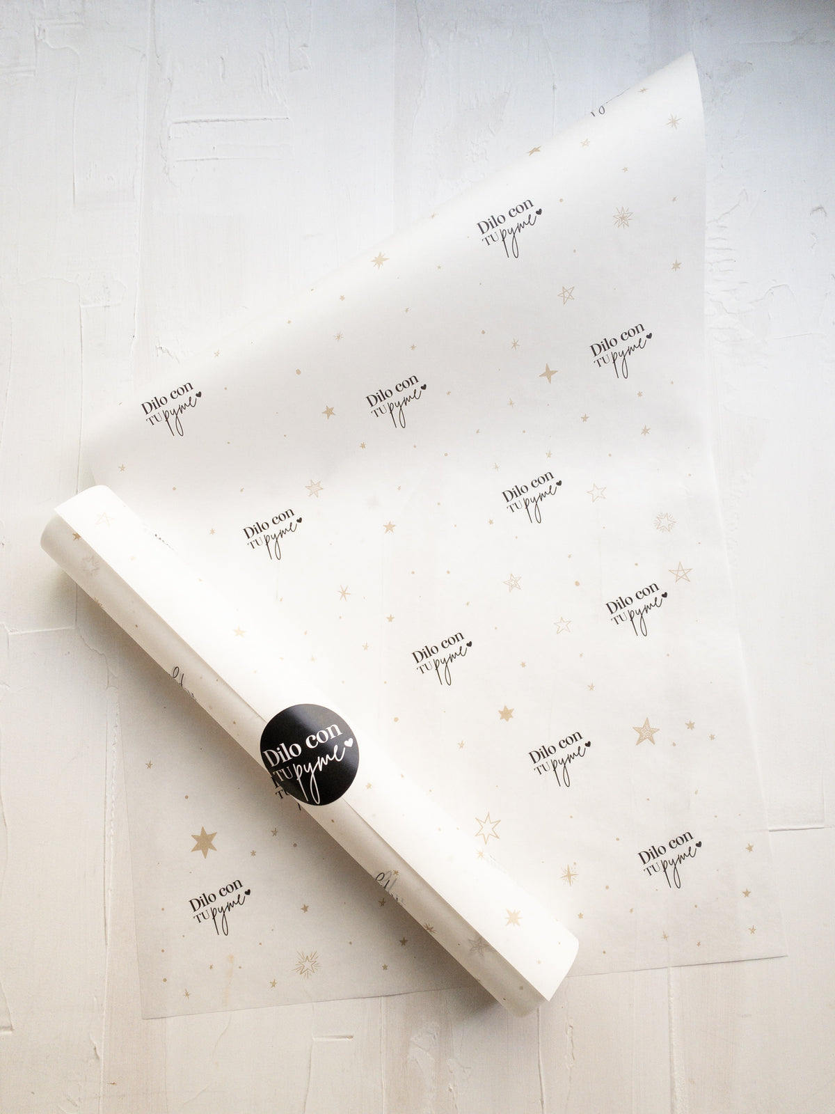 50 PAPEL MANTEQUILLA 33X50 CM - Estrellitas... Twinkle, Twinkle, Little Star - CON LOGO + INFO PINCHANDO LA FOTO