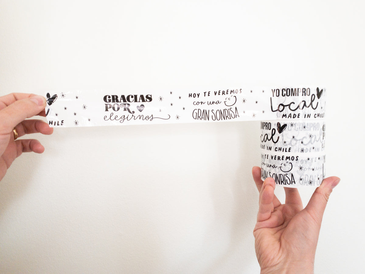 CINTA DE EMBALAJE &quot;COMPRA LOCAL&quot; + INFO PINCHANDO LA FOTO