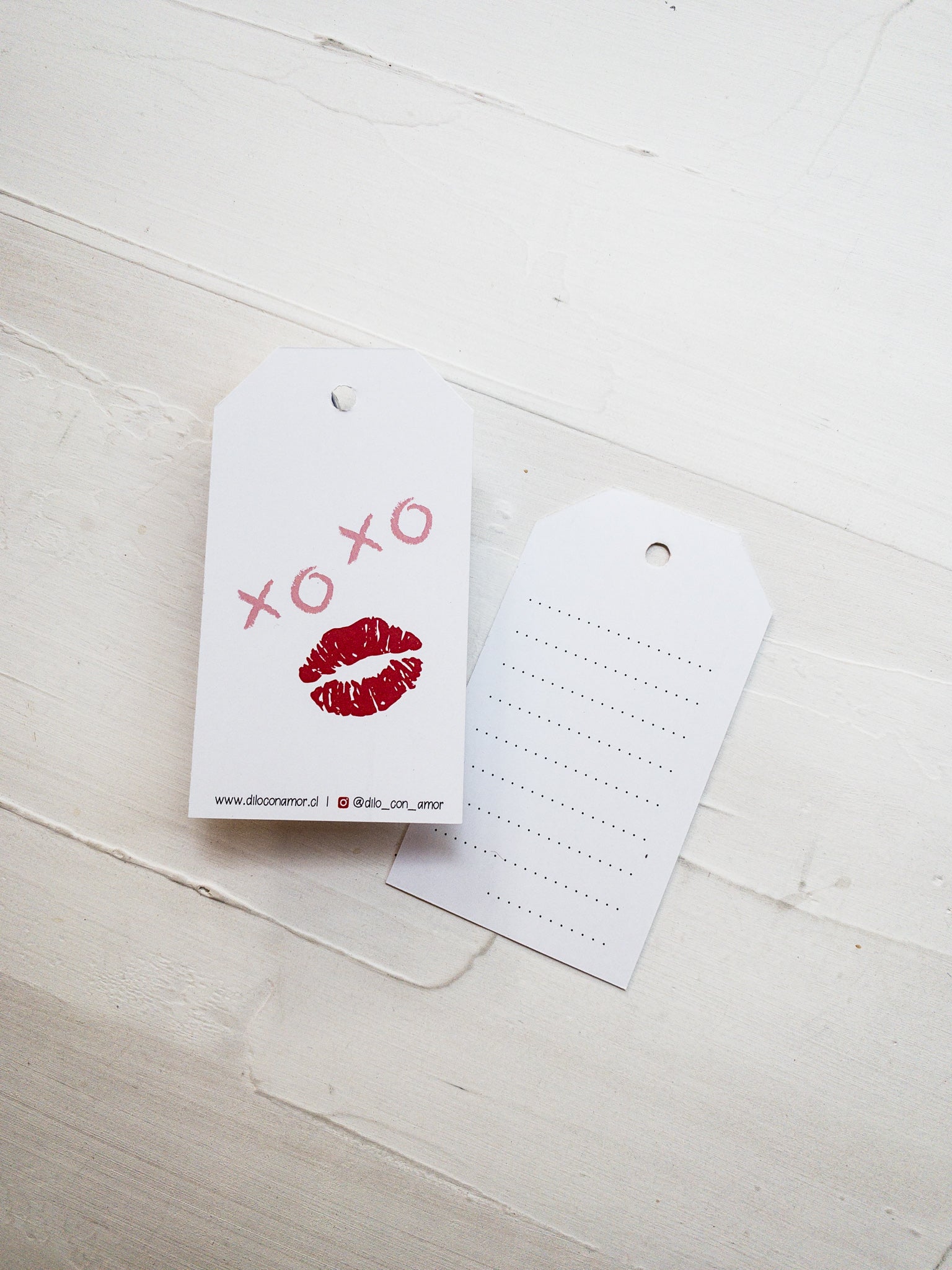 40 HANG TAG 6X11 CM- XOXO BESITO
