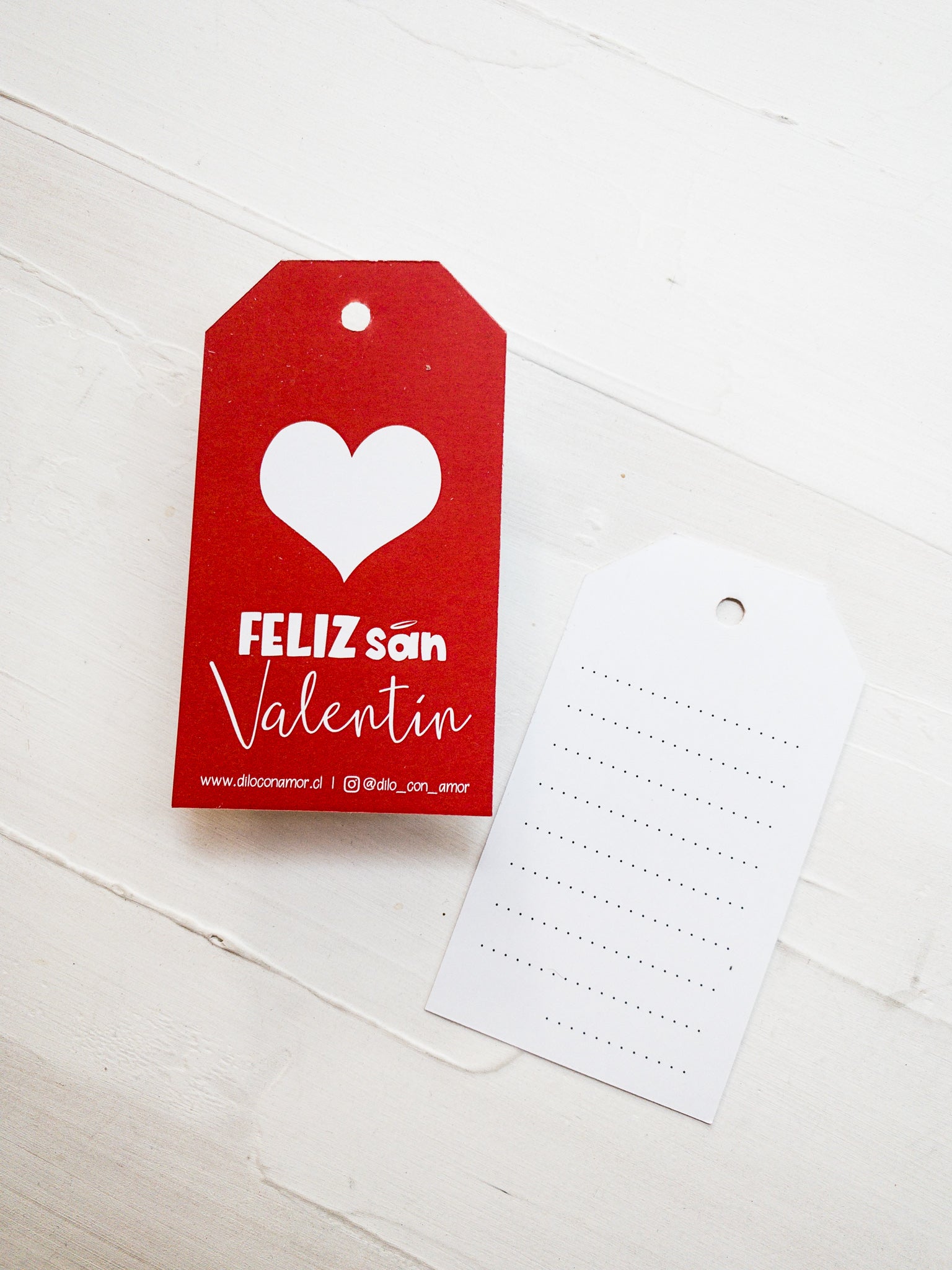 40 HANG TAG 6X11 CM - VALENTÍN FELIZ