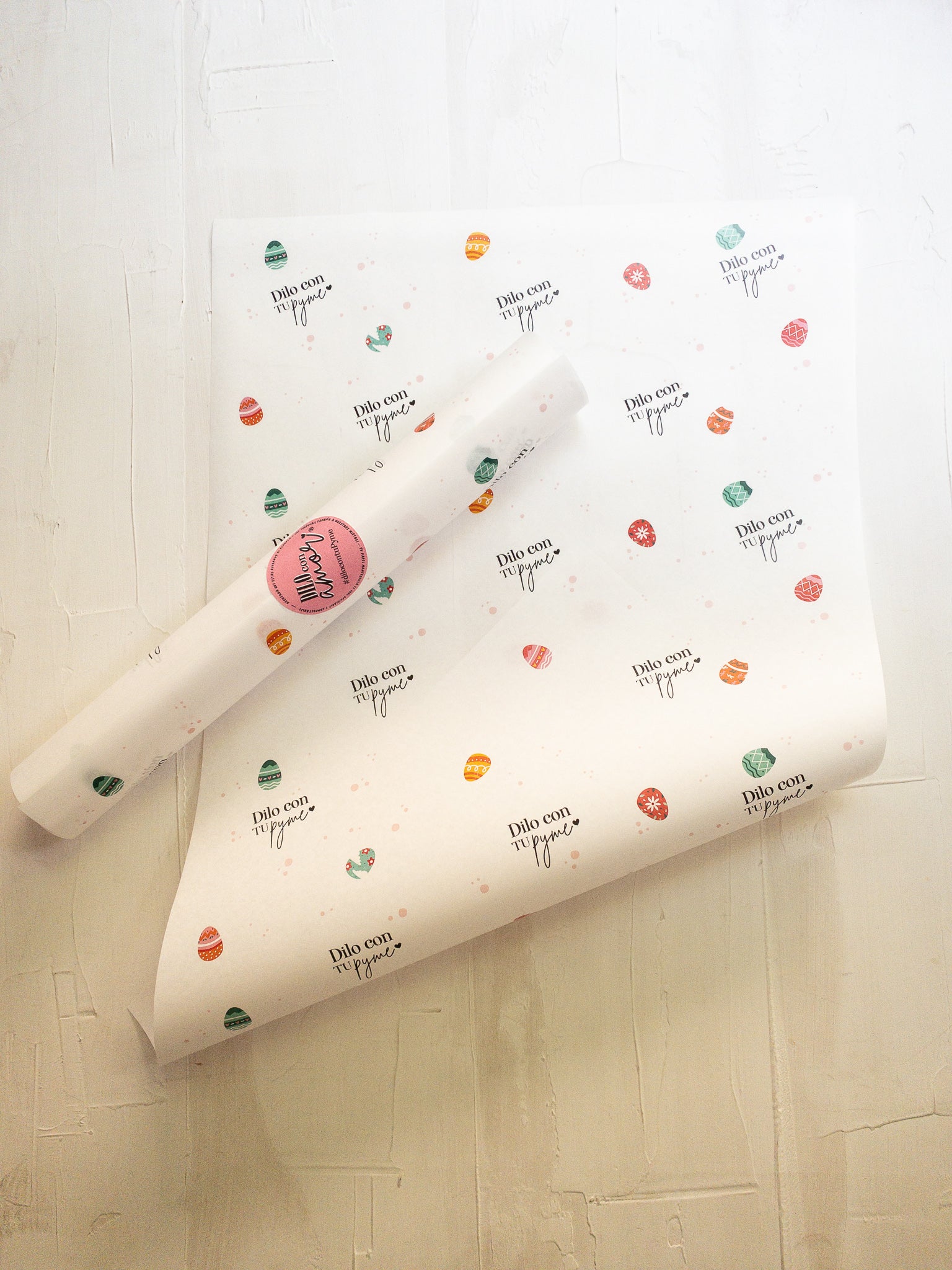 50 MANTEQUILLAS 33X50 CM -PASCUA CON HUEVOS DE COLORES - CLICK EN FOTO PARA MÁS INFO