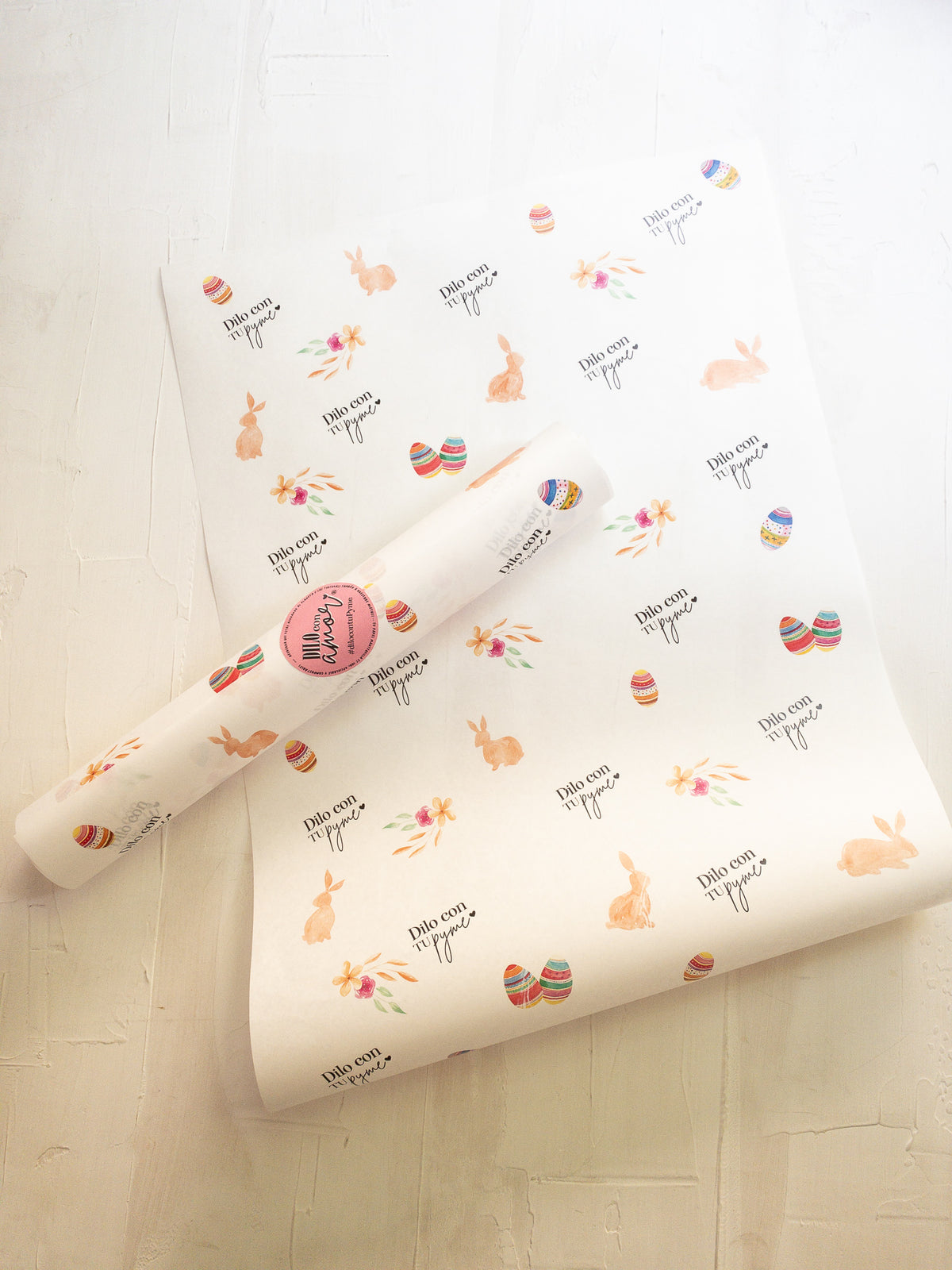 50 MANTEQUILLAS 33X50 CM -PASCUA EN ACUARELA - CLICK EN FOTO PARA MÁS INFO