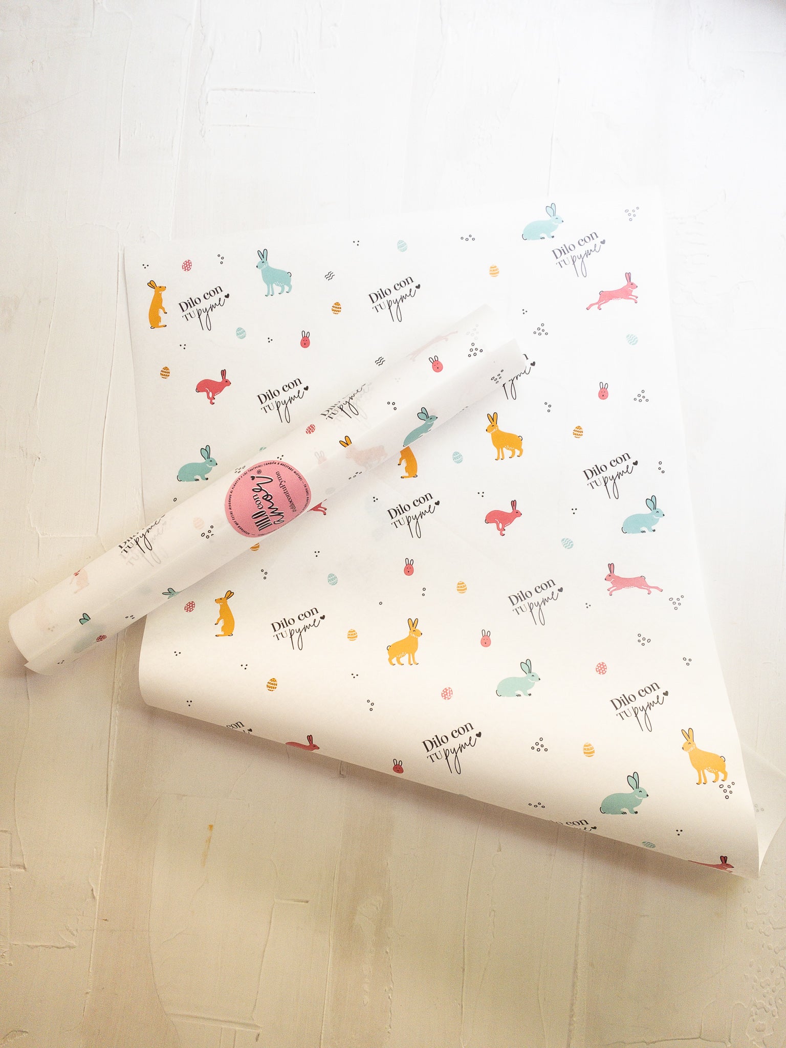 50 MANTEQUILLAS 33X50 CM -CONEJOS DE COLORES - CLICK EN FOTO PARA MÁS INFO