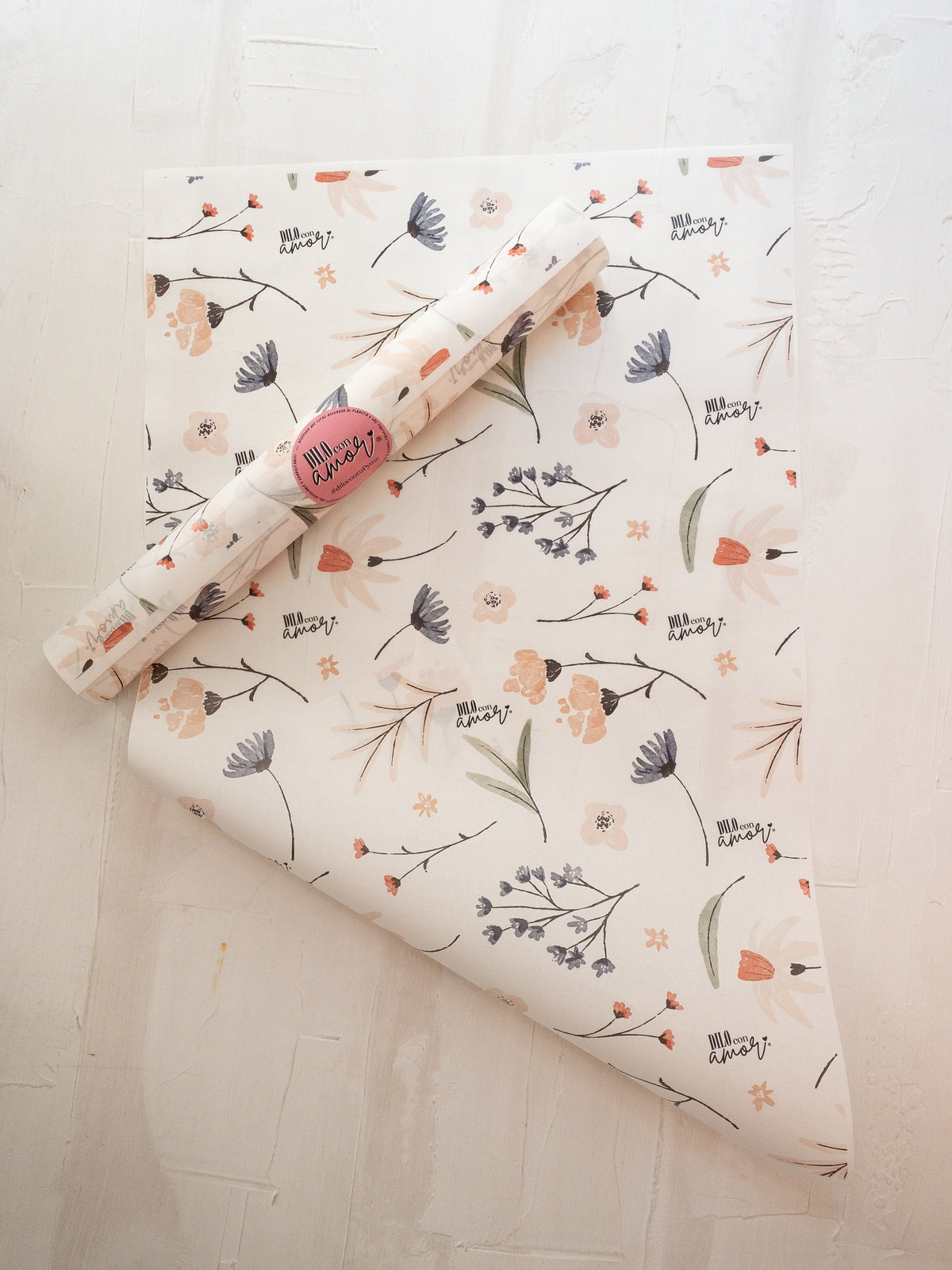 50 PAPEL MANTEQUILLA 33X50 CM - ACUARELAS PARA MAMÁ - CON LOGO + INFO PINCHANDO LA FOTO