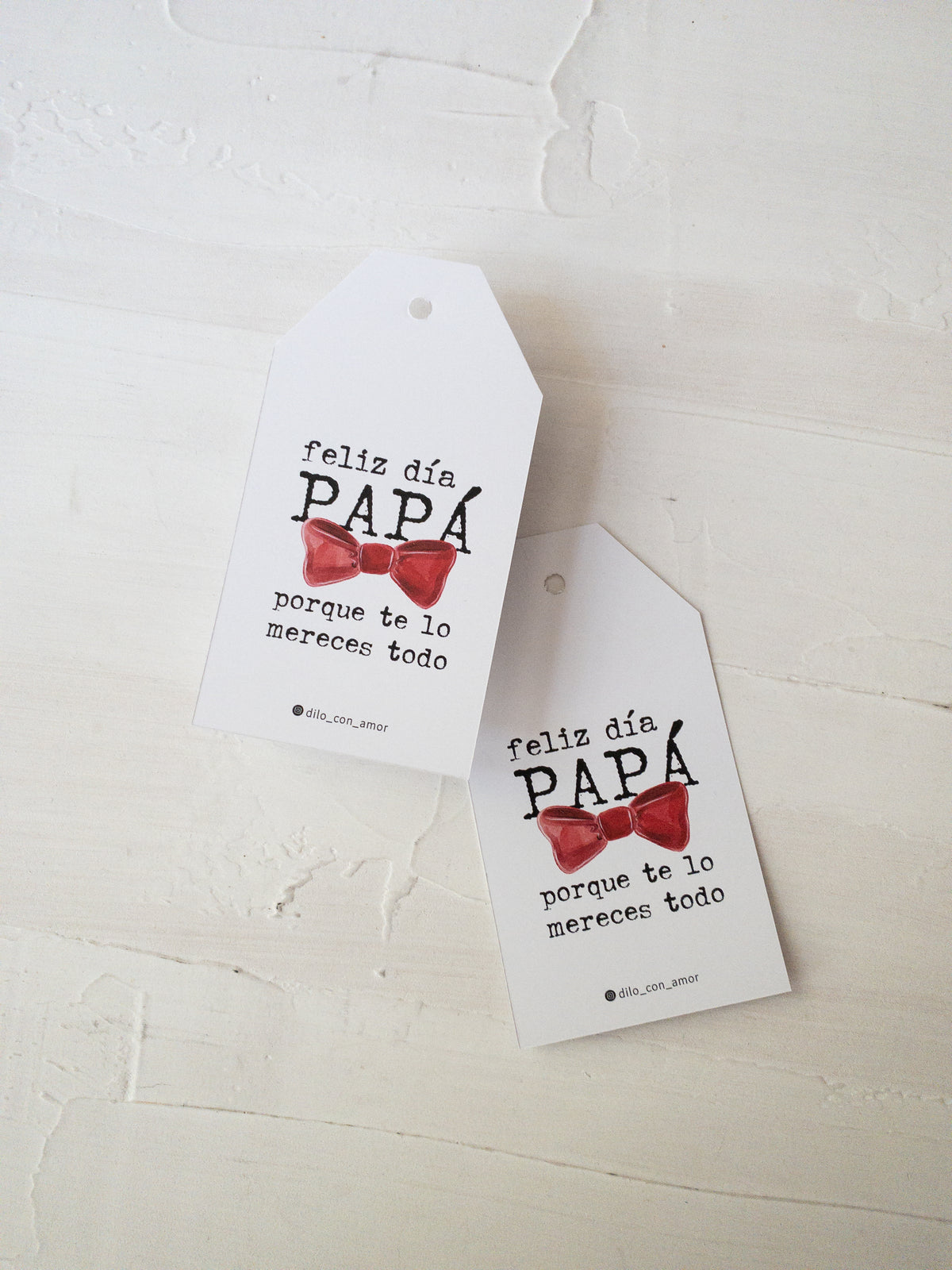 40 TAGS 6X11 CMS / PORQUE TE MERECES TODITO