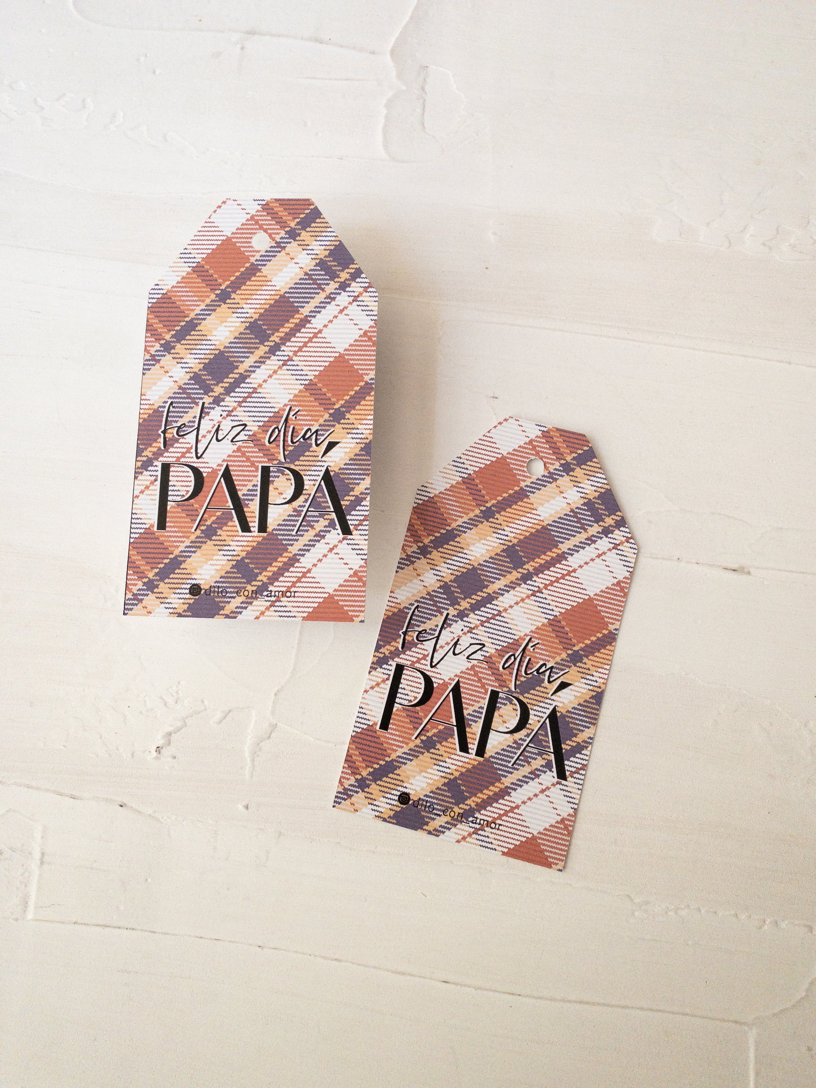 40 TAGS 6X11 CM - SCOTLAND DADDY POMPOSO