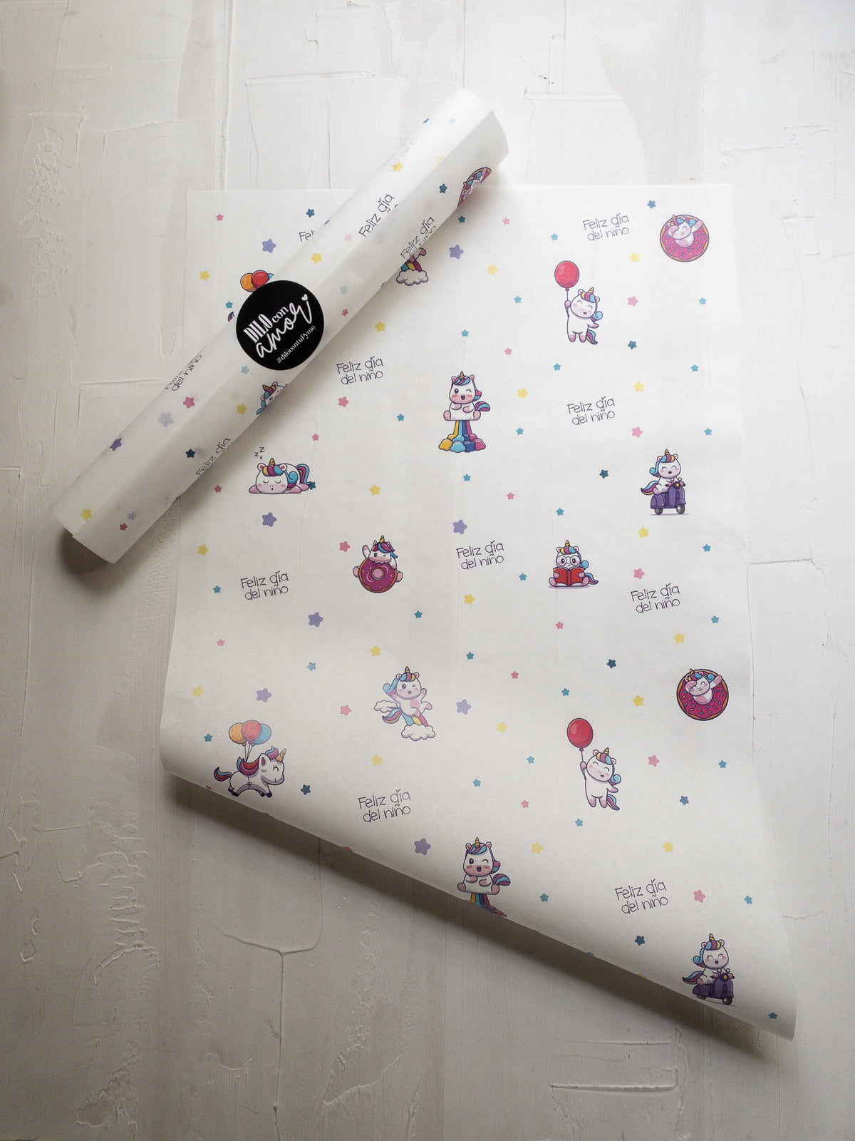 50 PAPELES &quot;PLANETA UNICORNIO&quot; SIN LOGO + INFO PINCHANDO LA FOTO