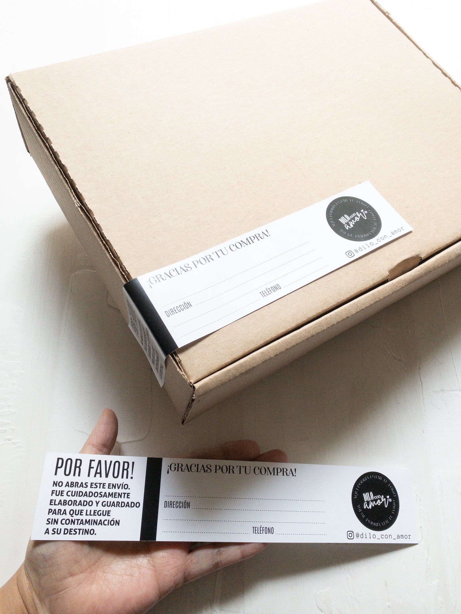 63 STICKER ENVÍO LARGO 26x5 cms