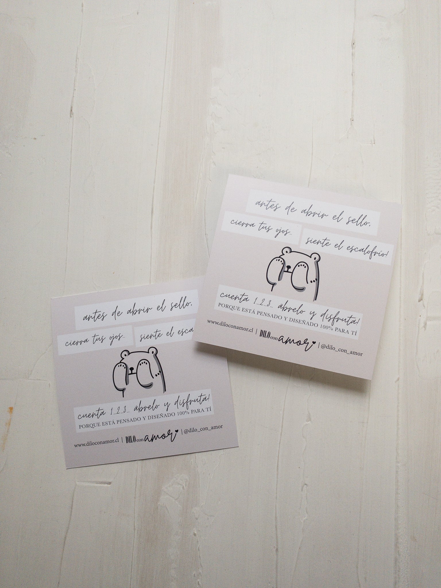 AGRADECE CON UN ABRAZO DE OSO