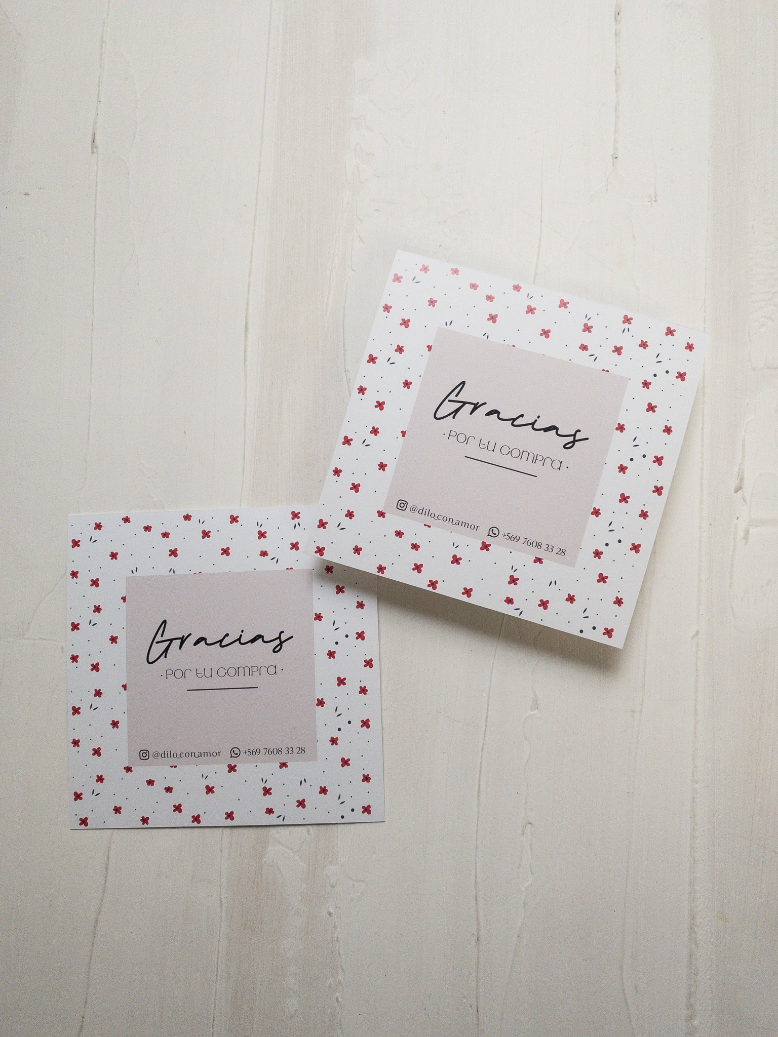 AGRADECE CON UN - MINI FLORES -