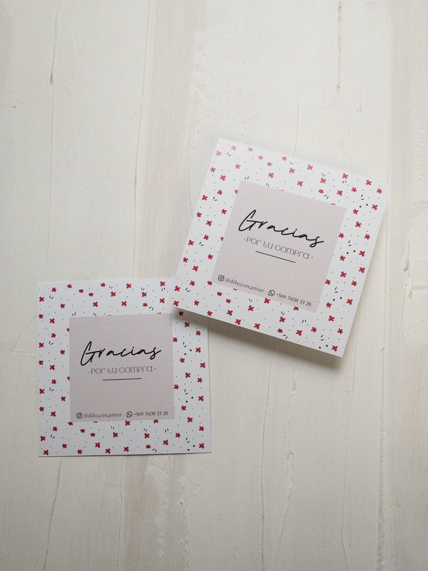 AGRADECE CON UN - MINI FLORES -
