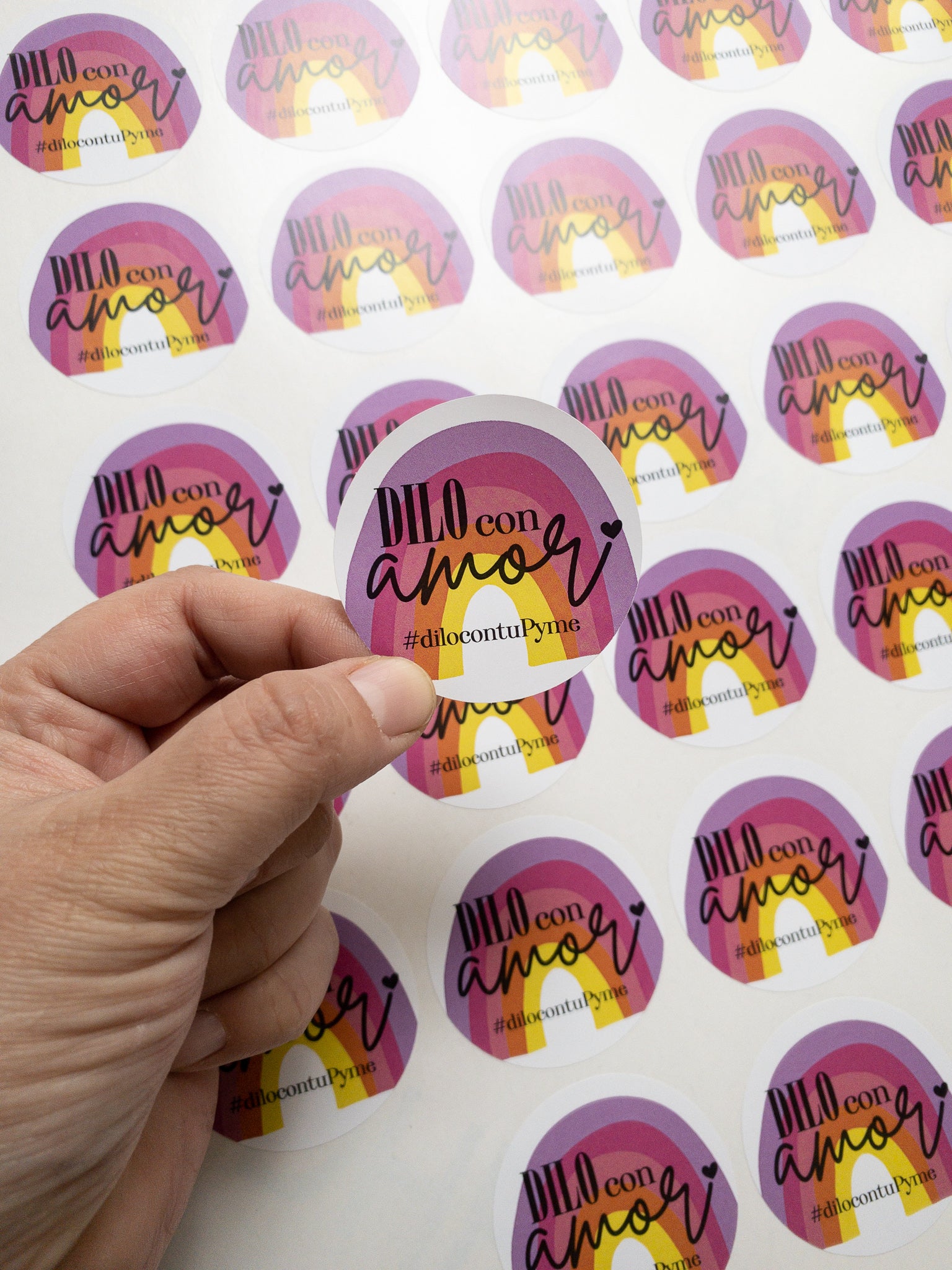 STICKER ADHESIVOS REDONDOS - ELIGE TAMAÑO Y CANTIDAD  - PINCHA FOTO PARA MÁS INFO