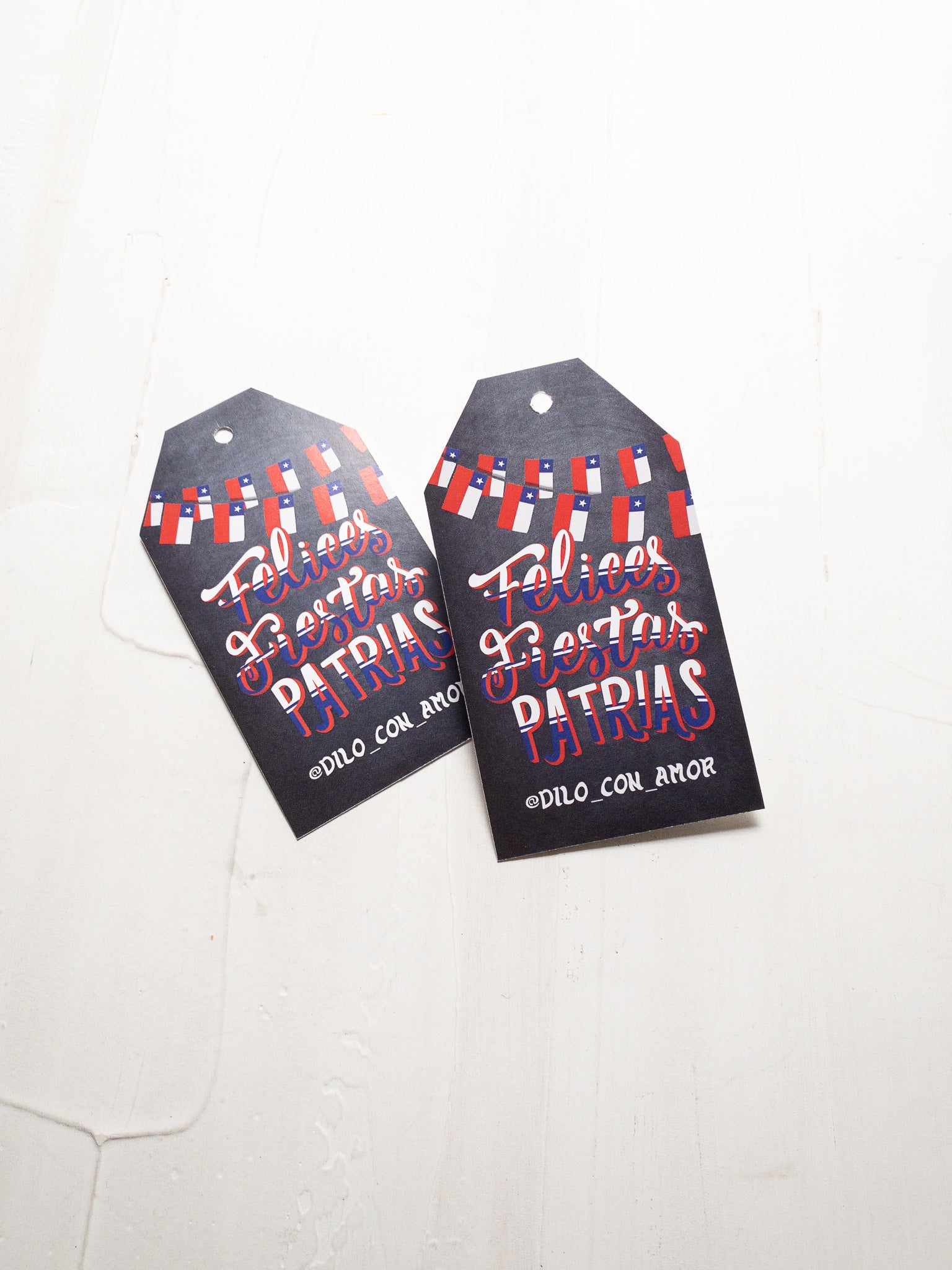 40 TAGS 6X11 CM -  BANDERINES / INGRESA EN LA FOTO PARA OPCIONES