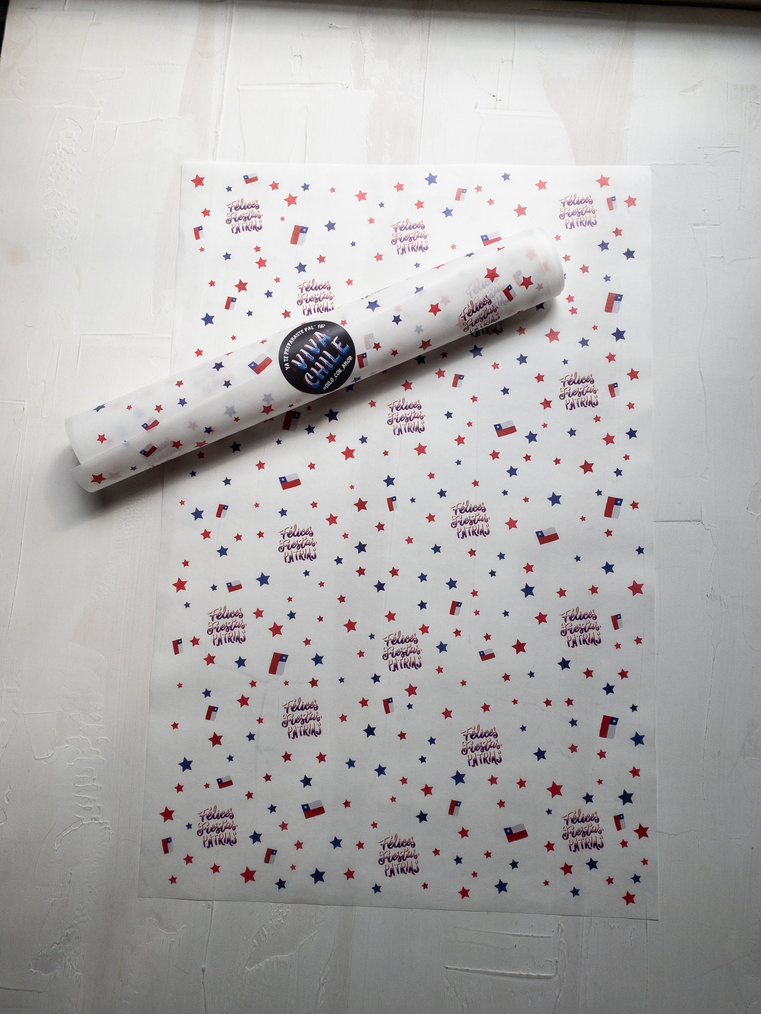 50 PAPELES 33X50 -  BANDERITA TRICOLOR - SIN LOGO + INFO PINCHANDO LA FOTO