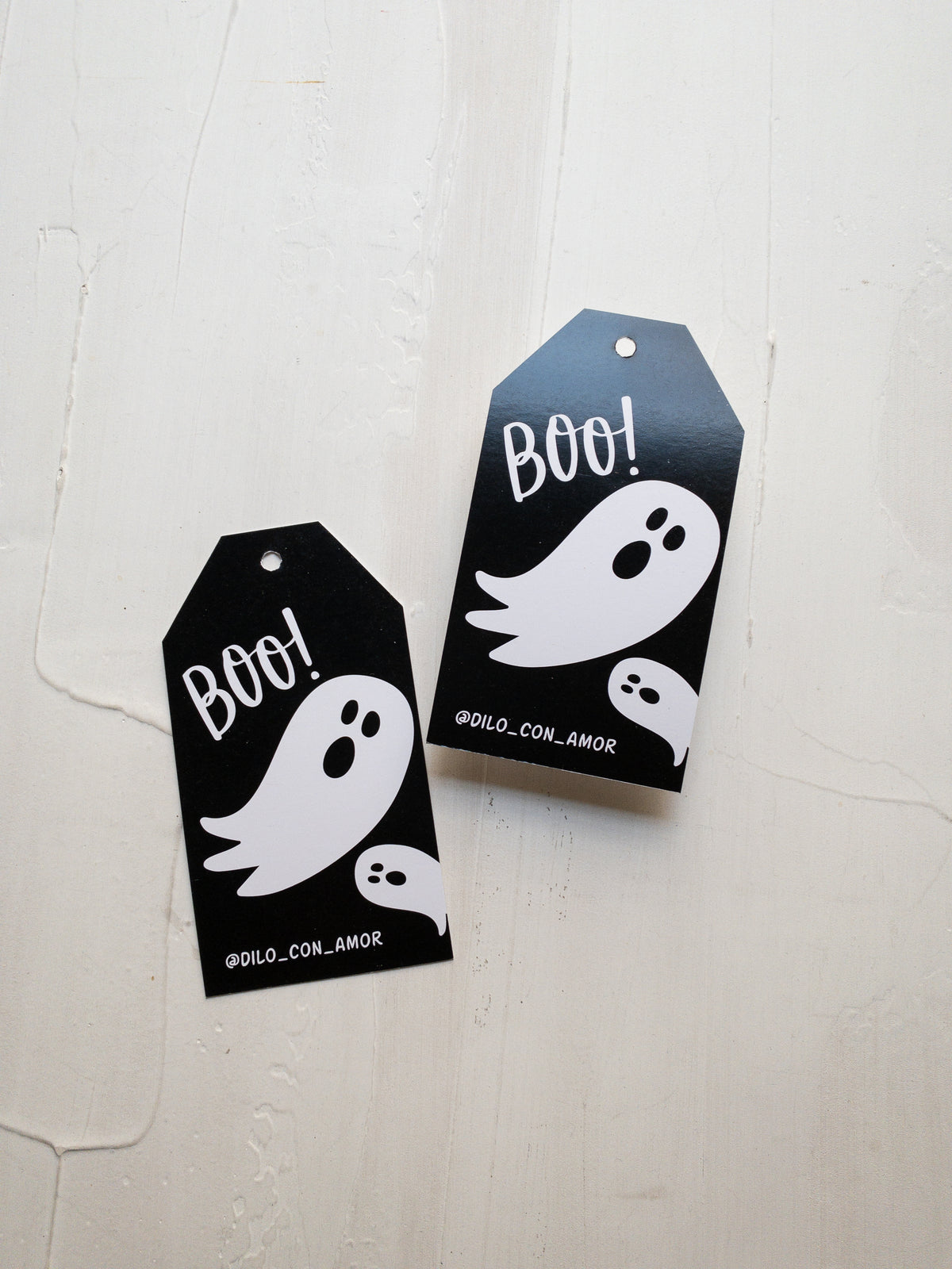 40 TAGS 6X11 CM - HAPPY BOOO / INGRESA EN LA FOTO PARA OPCIONES