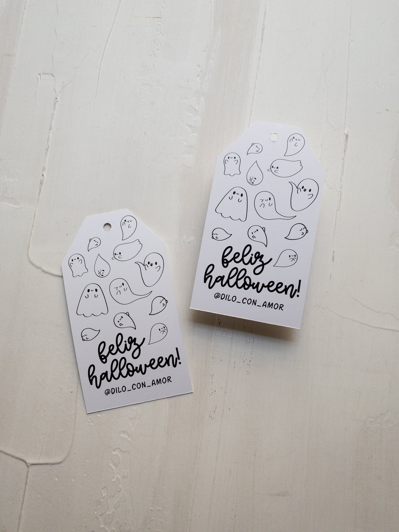 40 TAGS 6X11 CM - CASPER BOO / INGRESA EN LA FOTO PARA OPCIONES