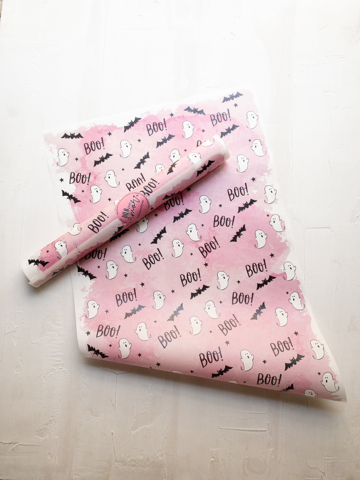 50 PAPEL MANTEQUILLA 33X50 CM - FANTASMAS Y DRACULAS - SIN LOGO + INFO PINCHANDO LA FOTO