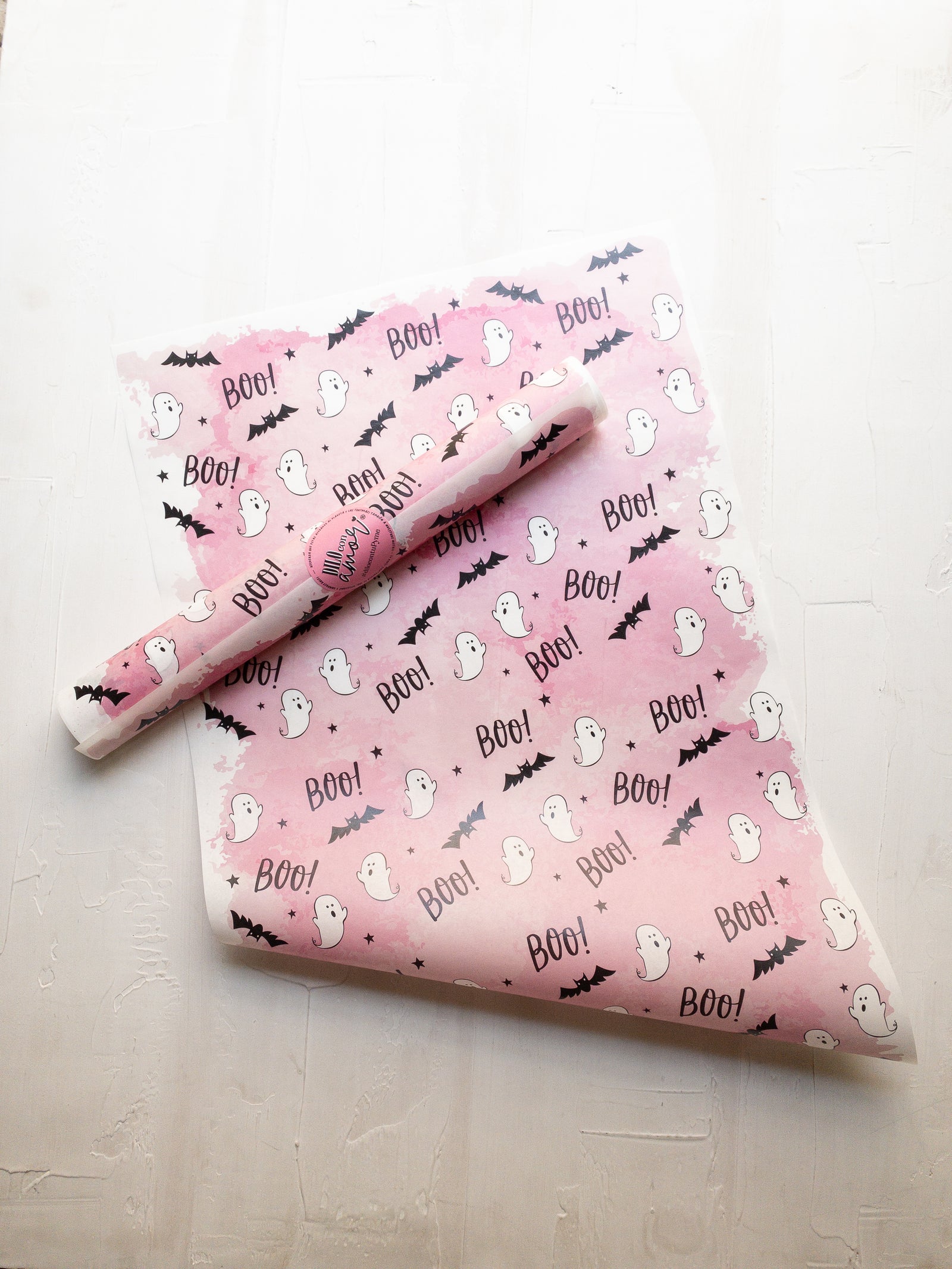 50 PAPEL MANTEQUILLA 33X50 CM - FANTASMAS Y DRACULAS - SIN LOGO + INFO PINCHANDO LA FOTO