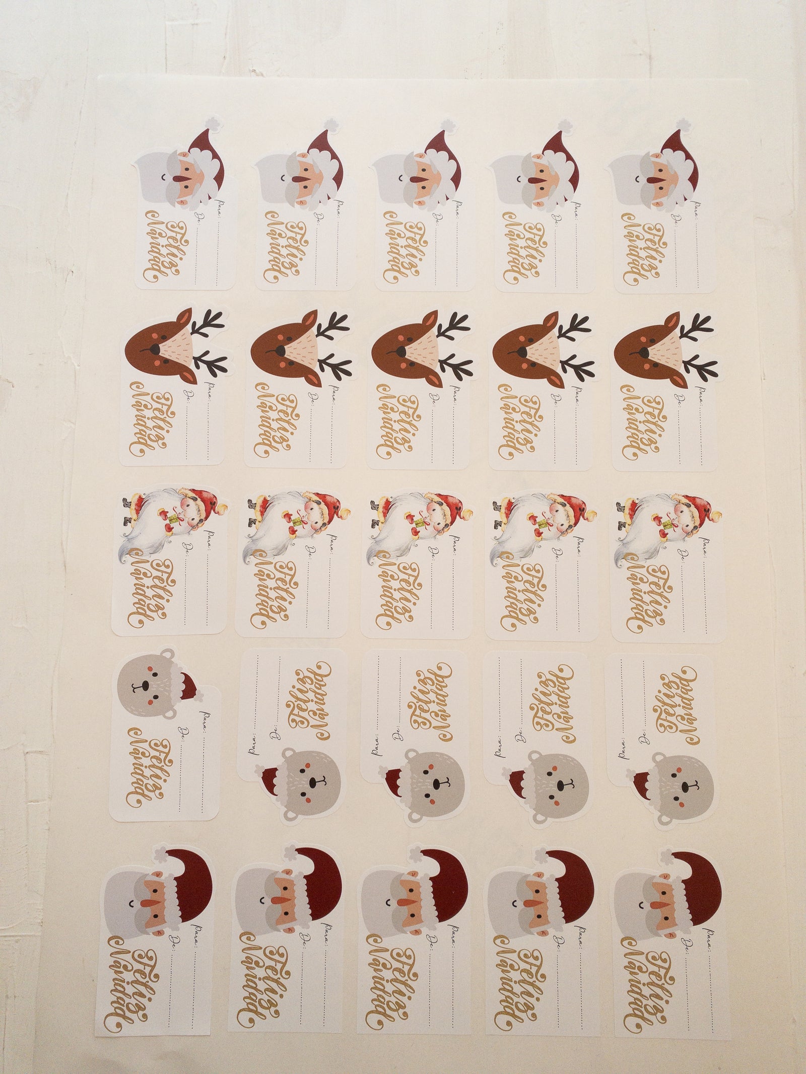 STICKER REGALO NAVIDAD