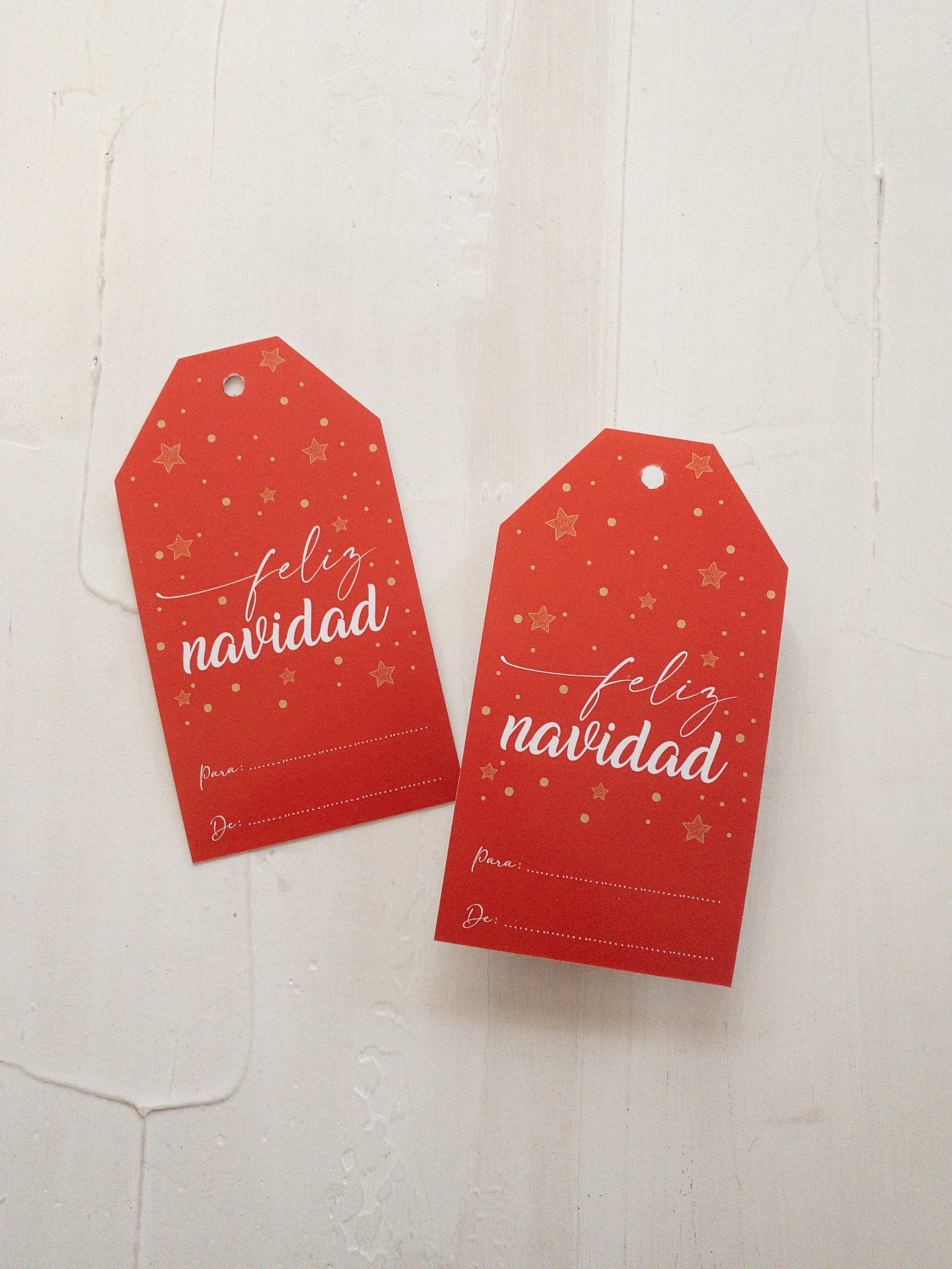 40 TAGS 6X11 CM - FELIZ NAVIDAD 2  / INGRESA EN LA FOTO PARA OPCIONES