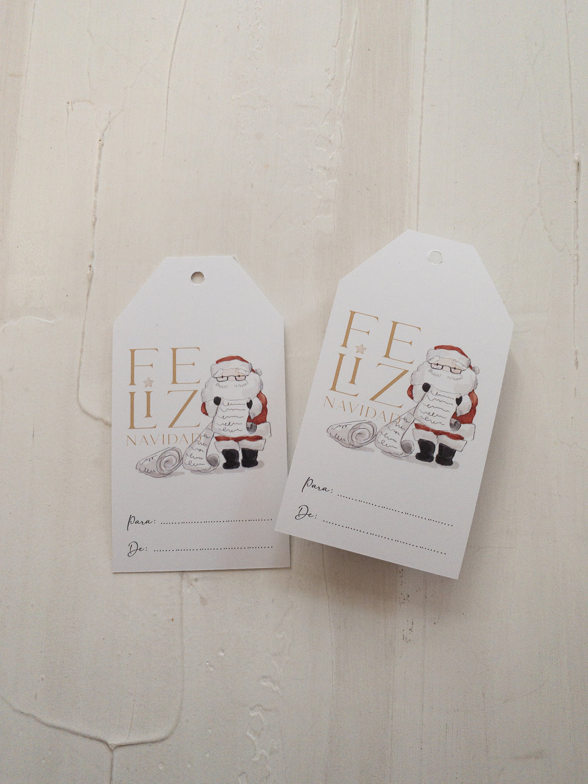 40 TAGS MIX 6X11 CM - VINTAGE SANTAS  / INGRESA EN LA FOTO PARA OPCIONES