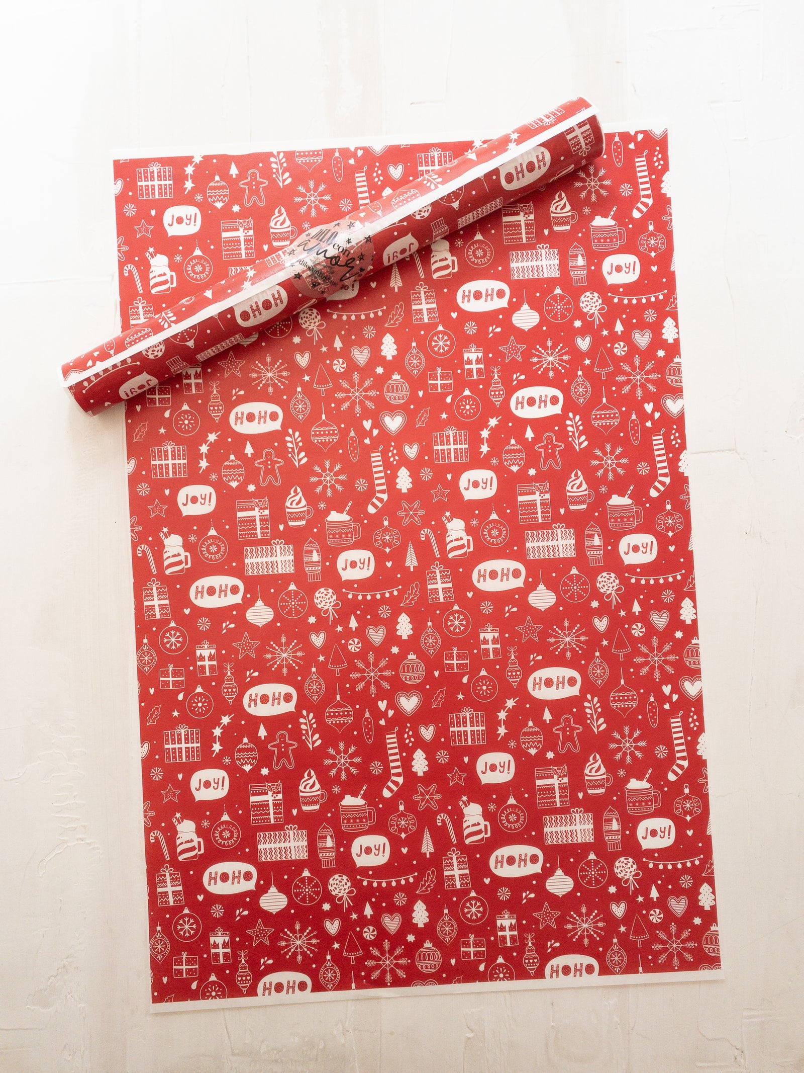 50 PAPEL MANTEQUILLA 33X50 CM - HO HO HO!!! - SIN LOGO + INFO PINCHANDO LA FOTO