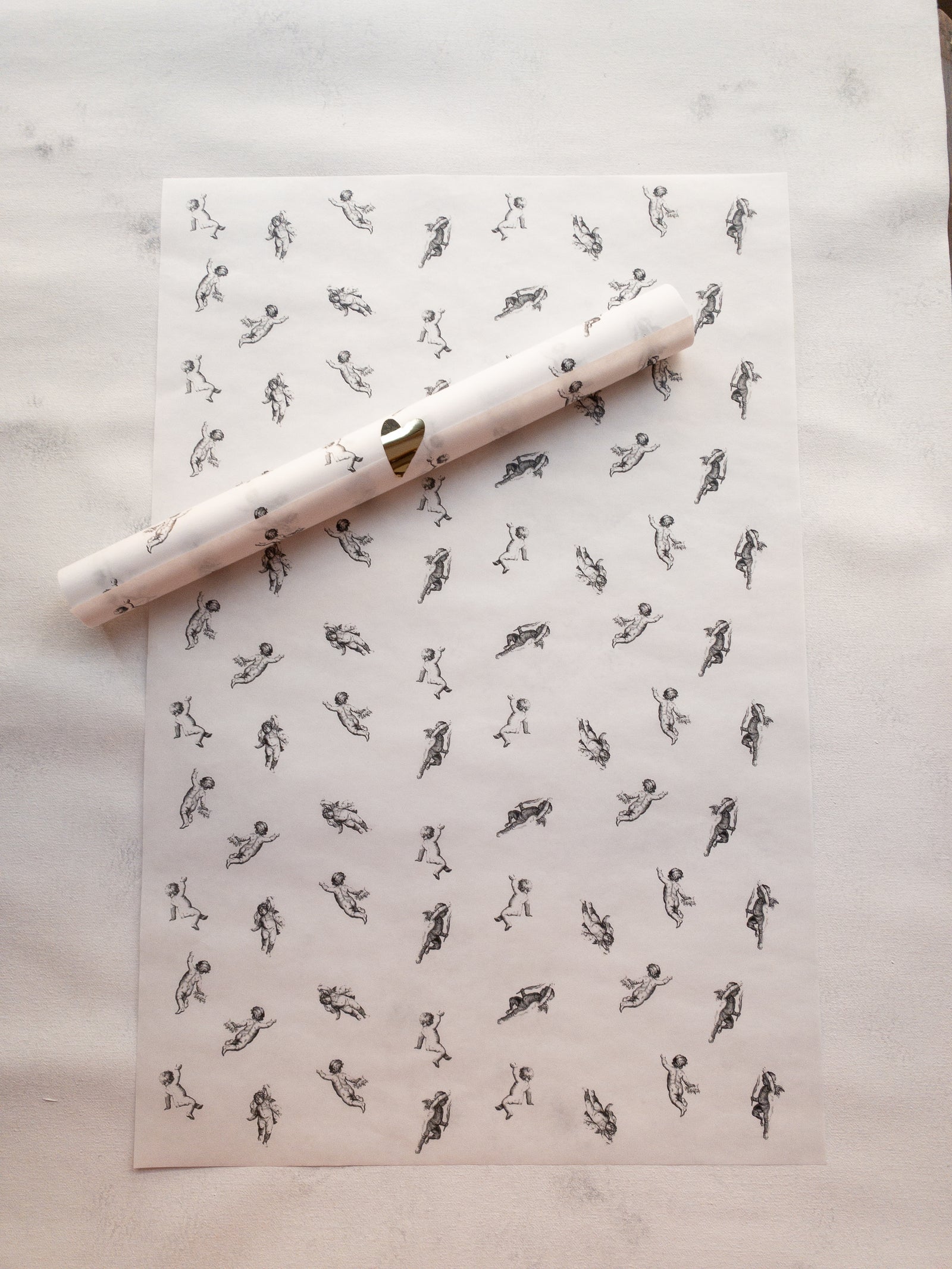 50 PAPEL MANTEQUILLA - QUERUBÍN ROCOCÓ - SIN LOGO