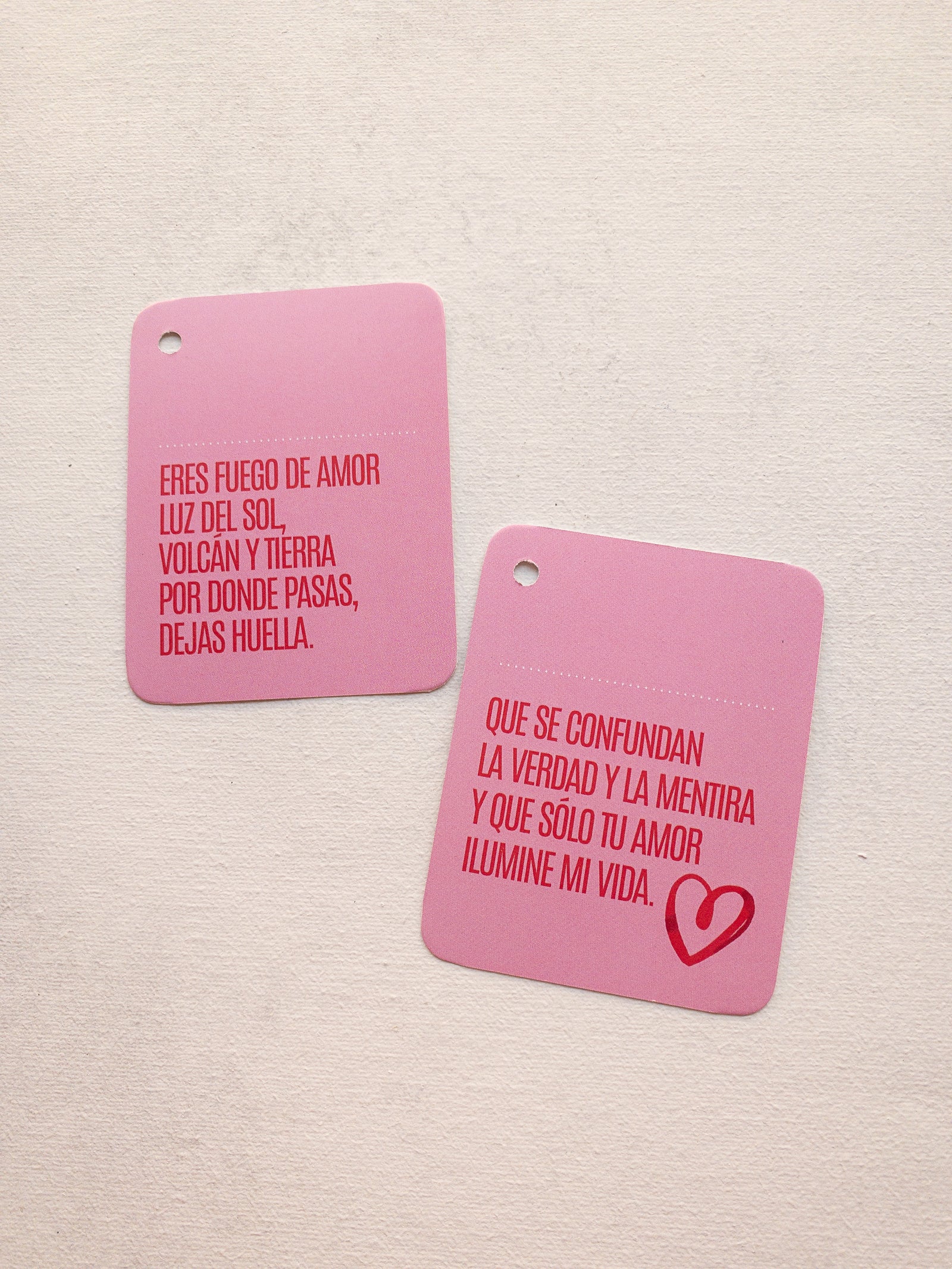 35 TAGS 6x8 CM - DUO DINÁMICO DEL AMOR