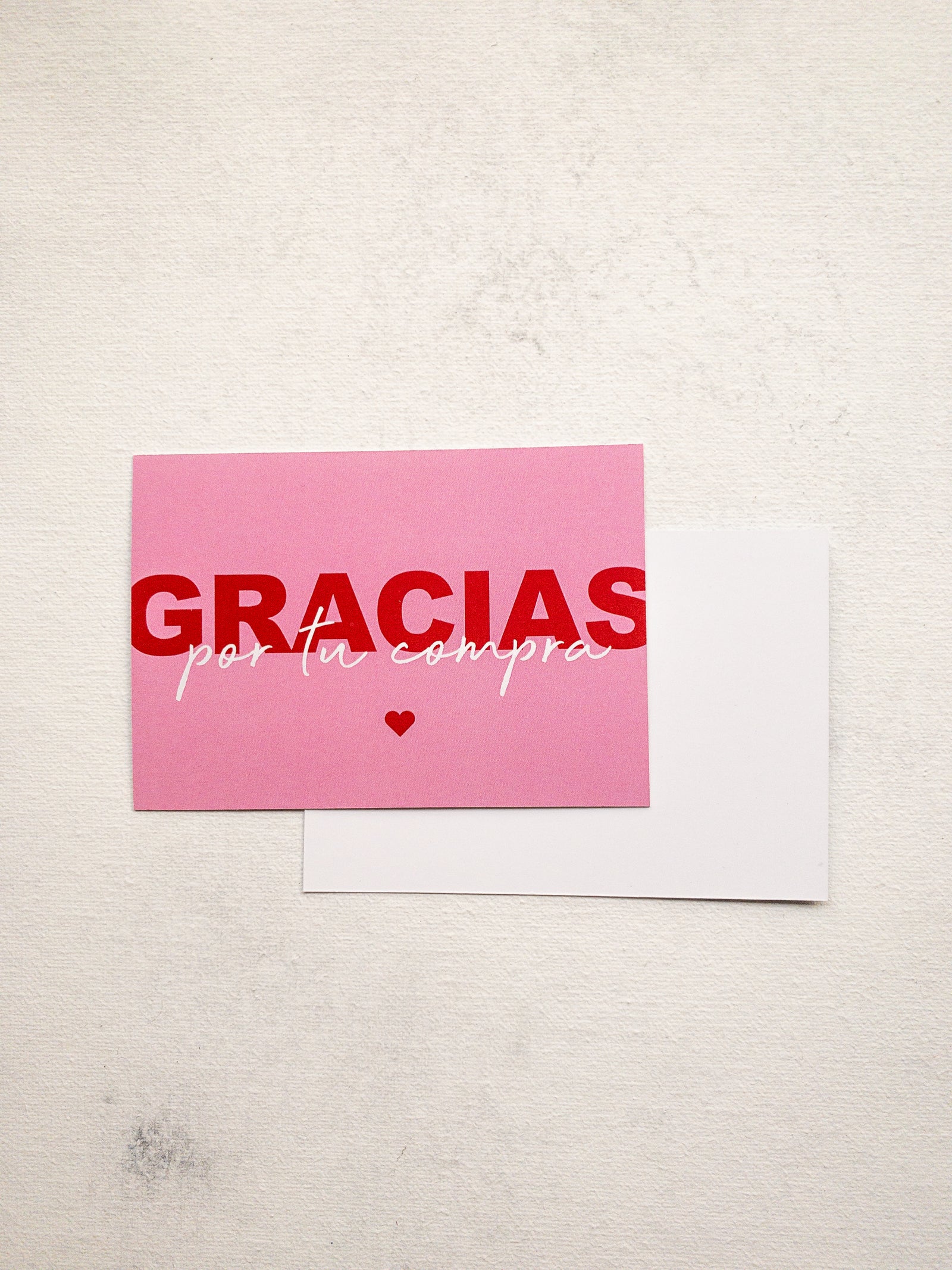 48 TARJETAS DE AGRADECIMIENTO COMPRA - GRACIAS PINK!